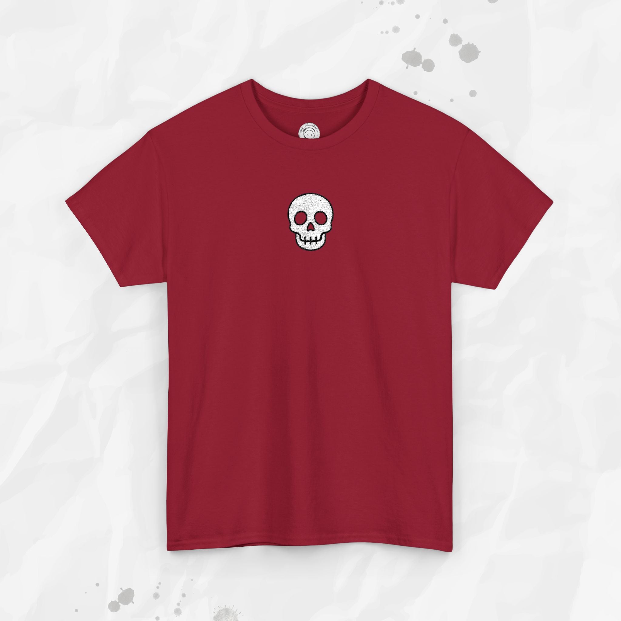 Skull Icon – Embroidered T-Shirt