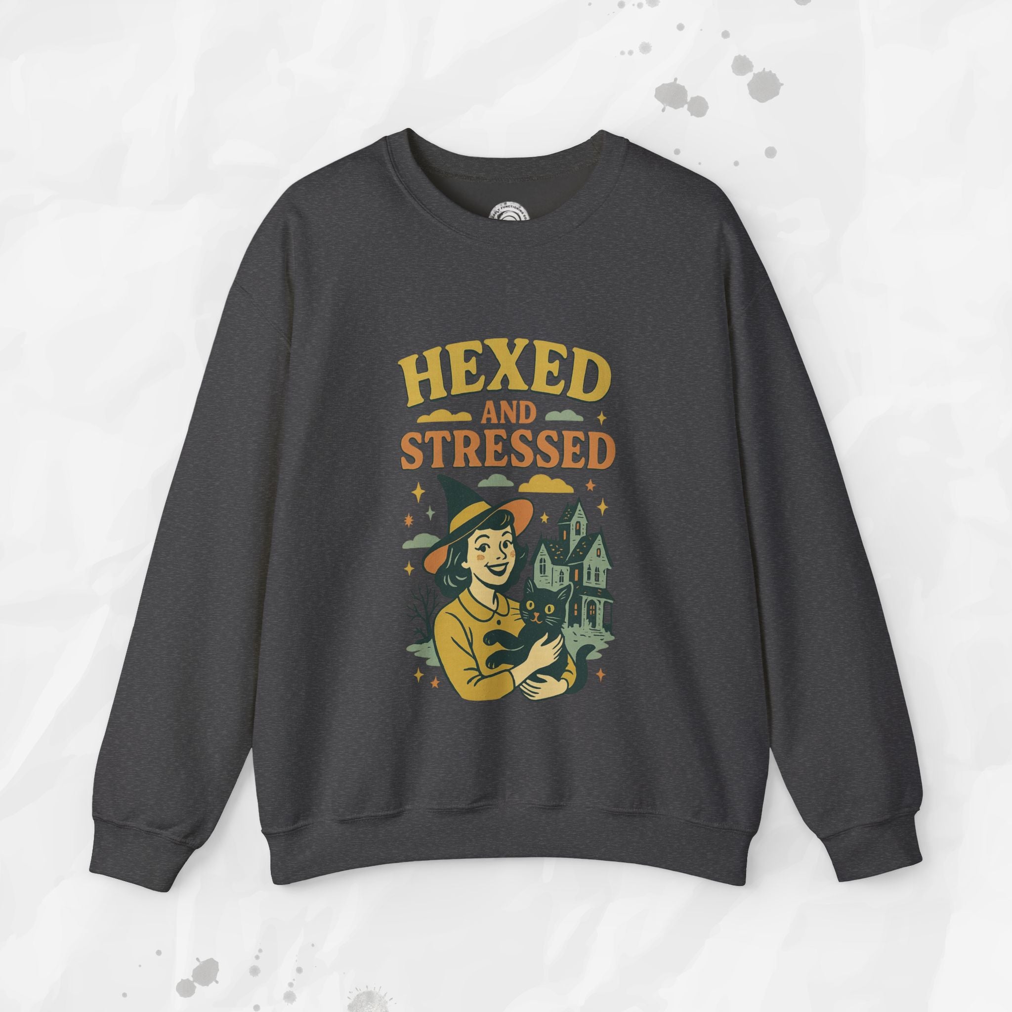 Hexed and Stressed – Crewneck Sweatshirt
