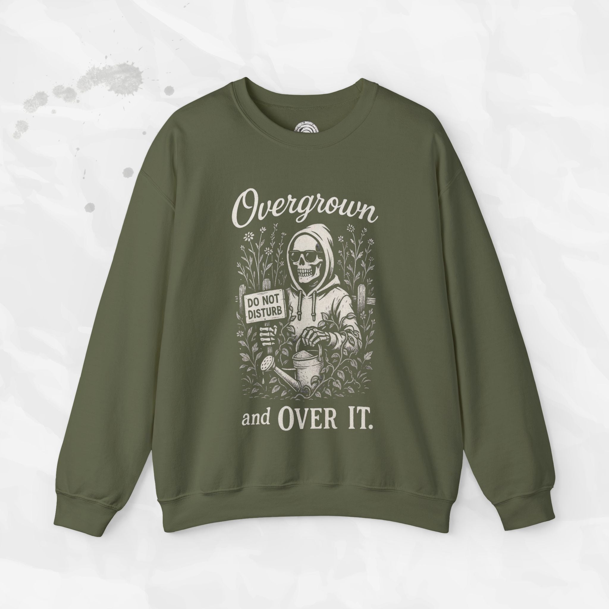 Overgrown and Over It - Crewneck Sweatshirt