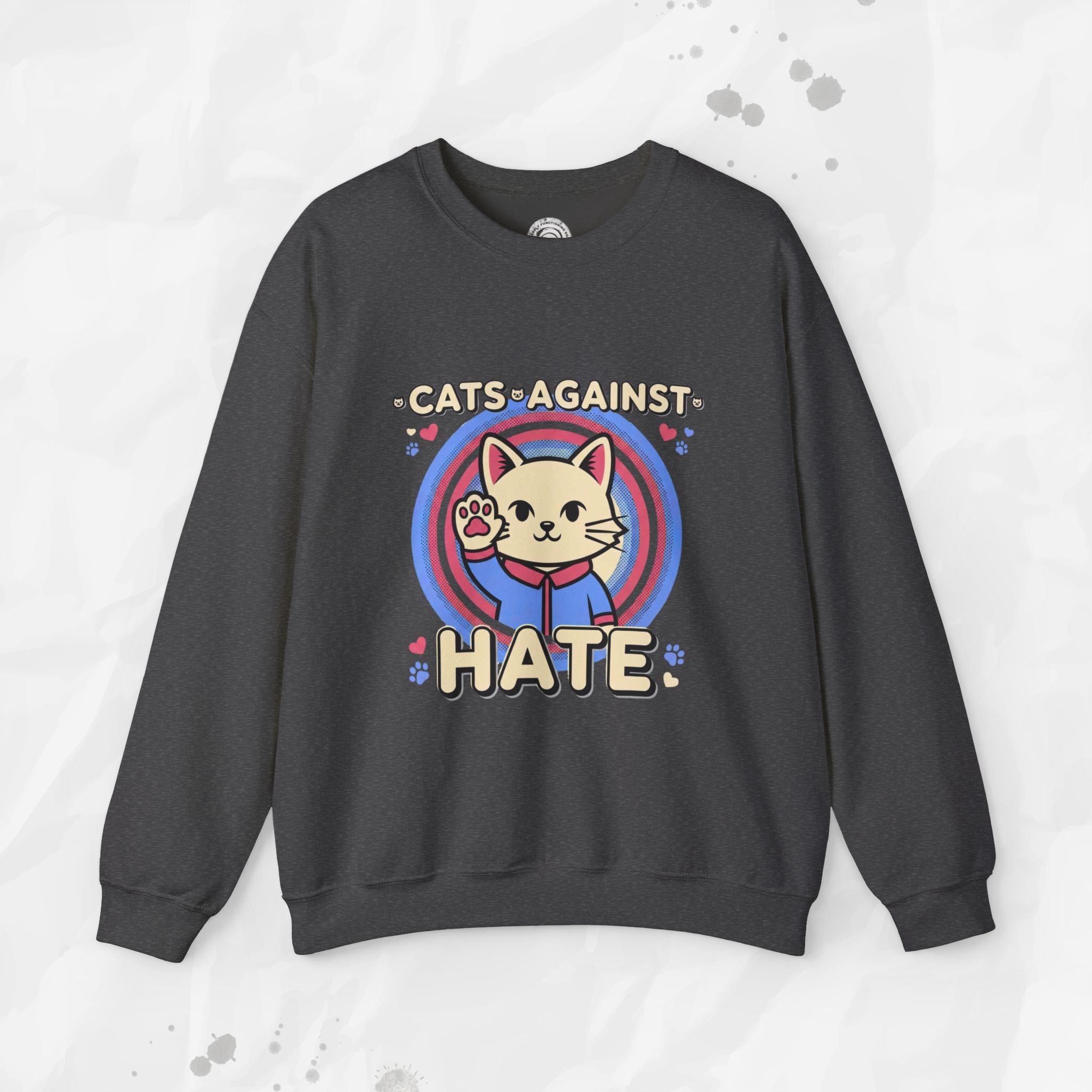 Cats Against Hate – Crewneck Sweatshirt