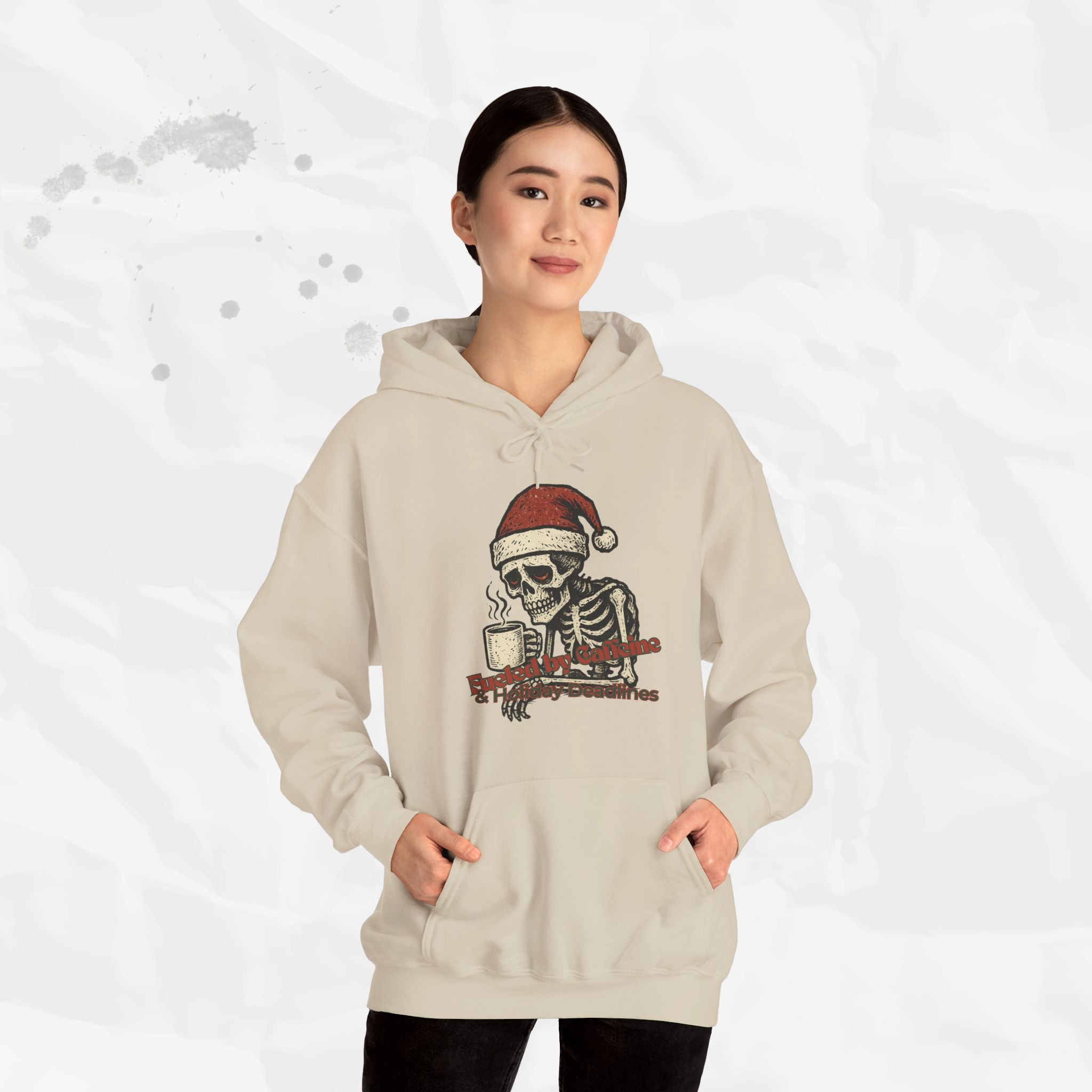 Fueled by Caffeine & Christmas – Hoodie