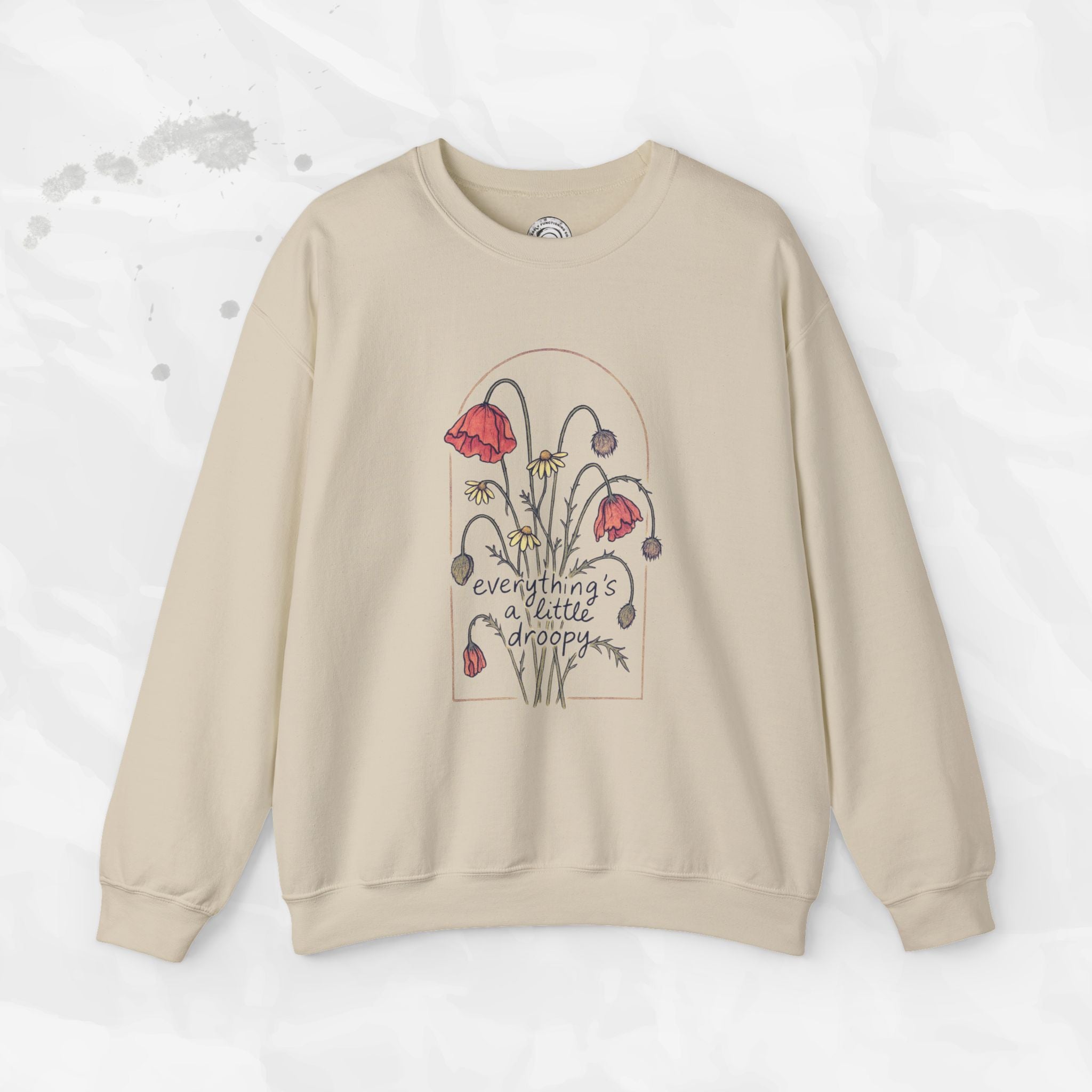 Everythings a Little Droopy - Crewneck Sweatshirt