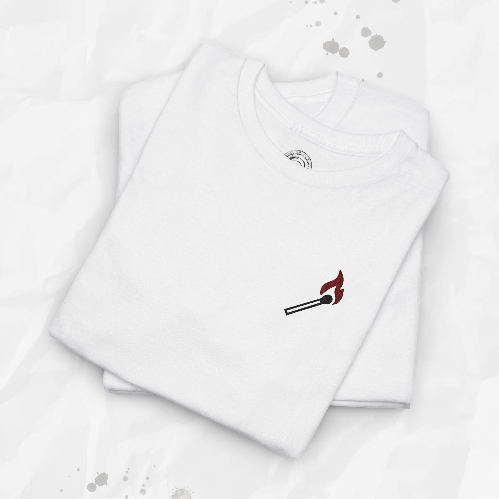 Matchstick - Embroidered T-Shirt
