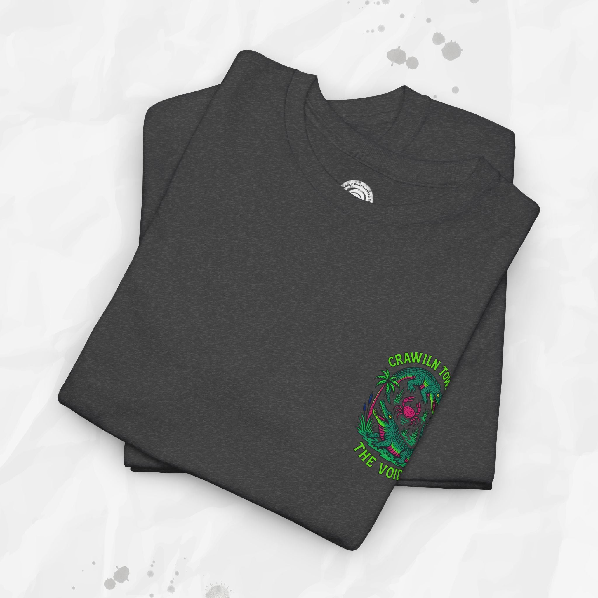 Crawlin’ Towards the Void – T-Shirt (Pocket Print)