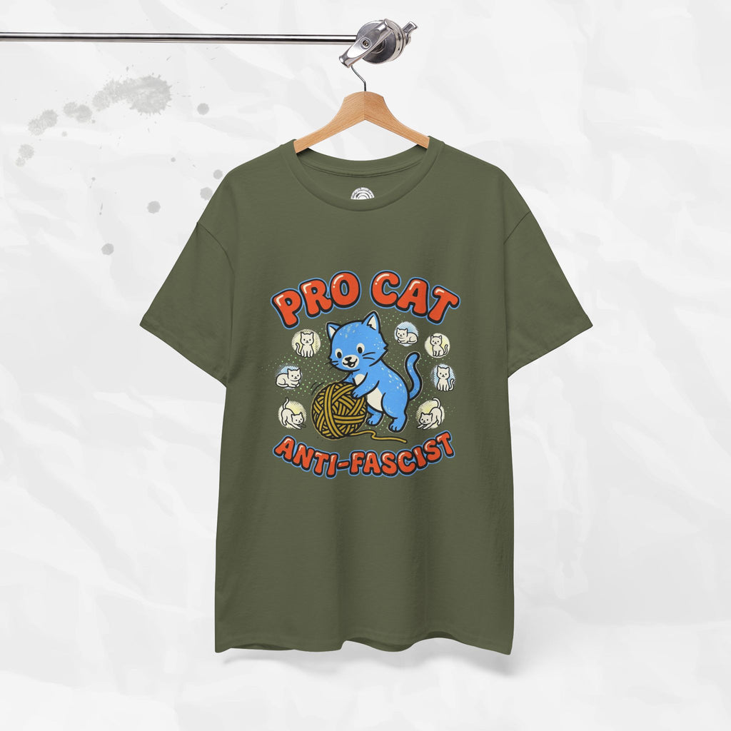 Pro Cat Anti-Fascist – T-Shirt
