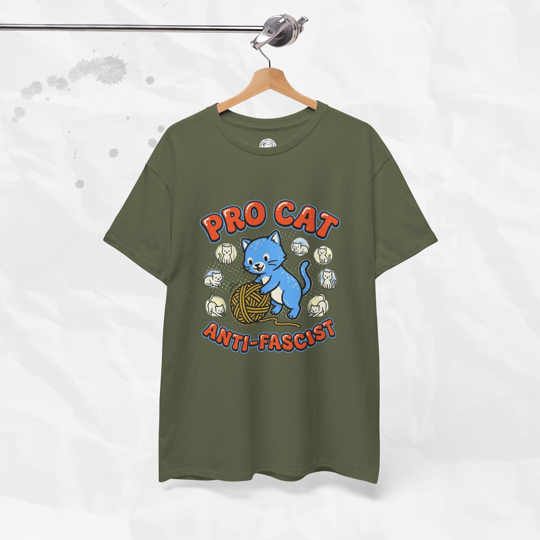 Pro Cat Anti-Fascist – T-Shirt