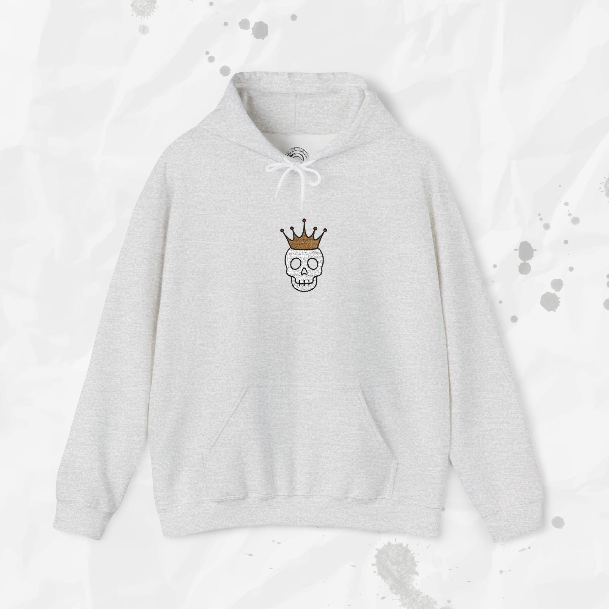Crown Skull - Embroidered Hoodie