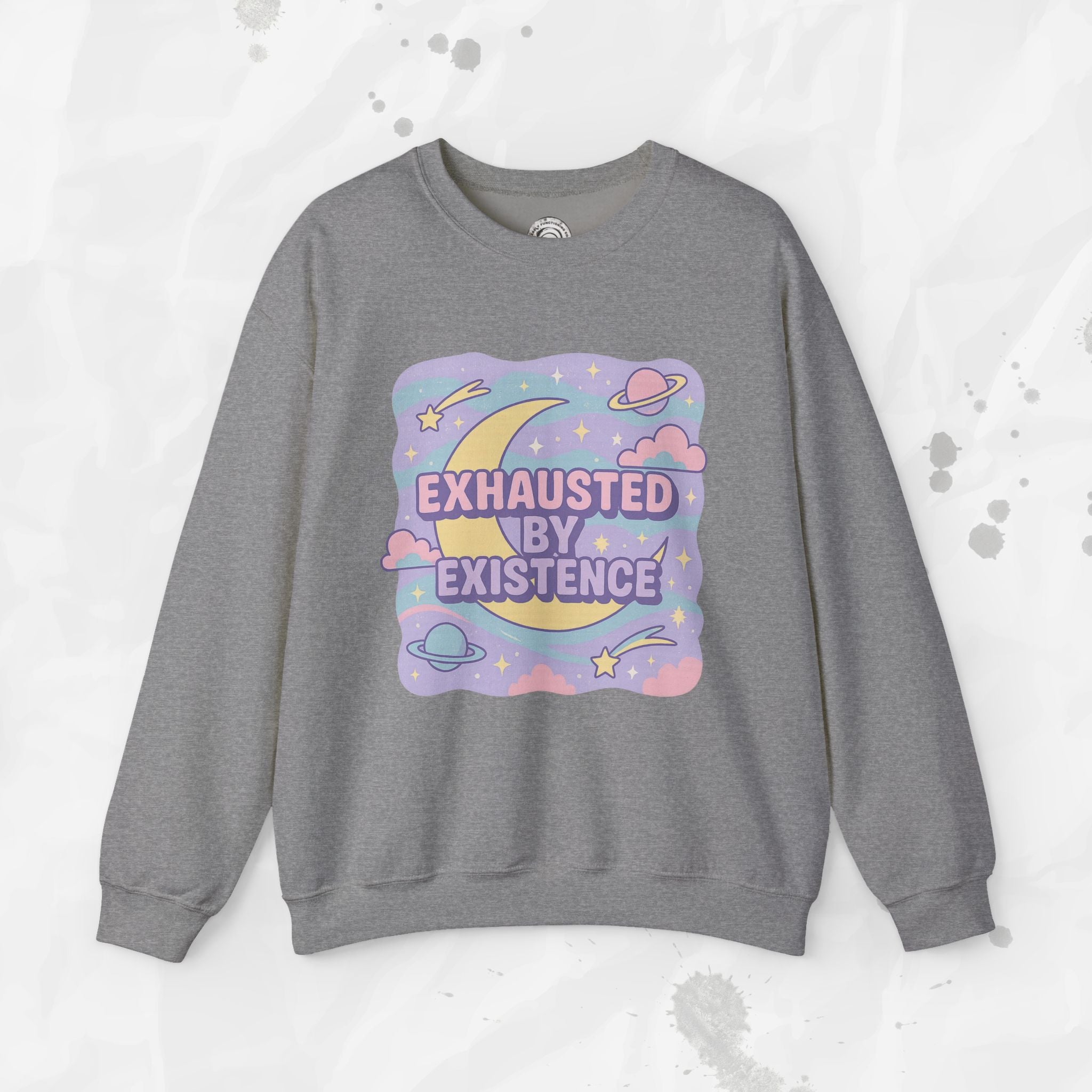 Exhausted by Existence - Crewneck Sweatshirt