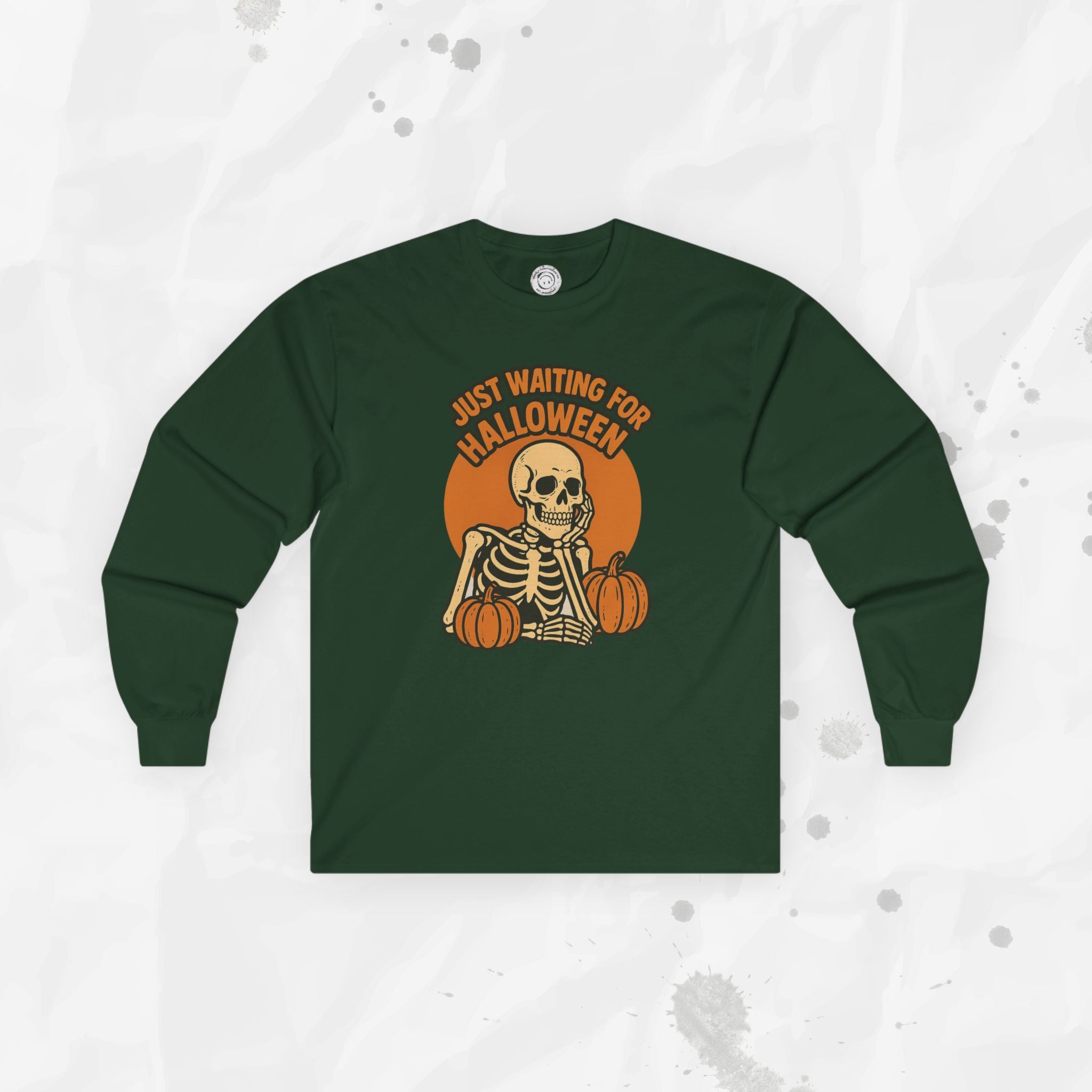 Just Waiting For Halloween - Long Sleeve T-Shirt