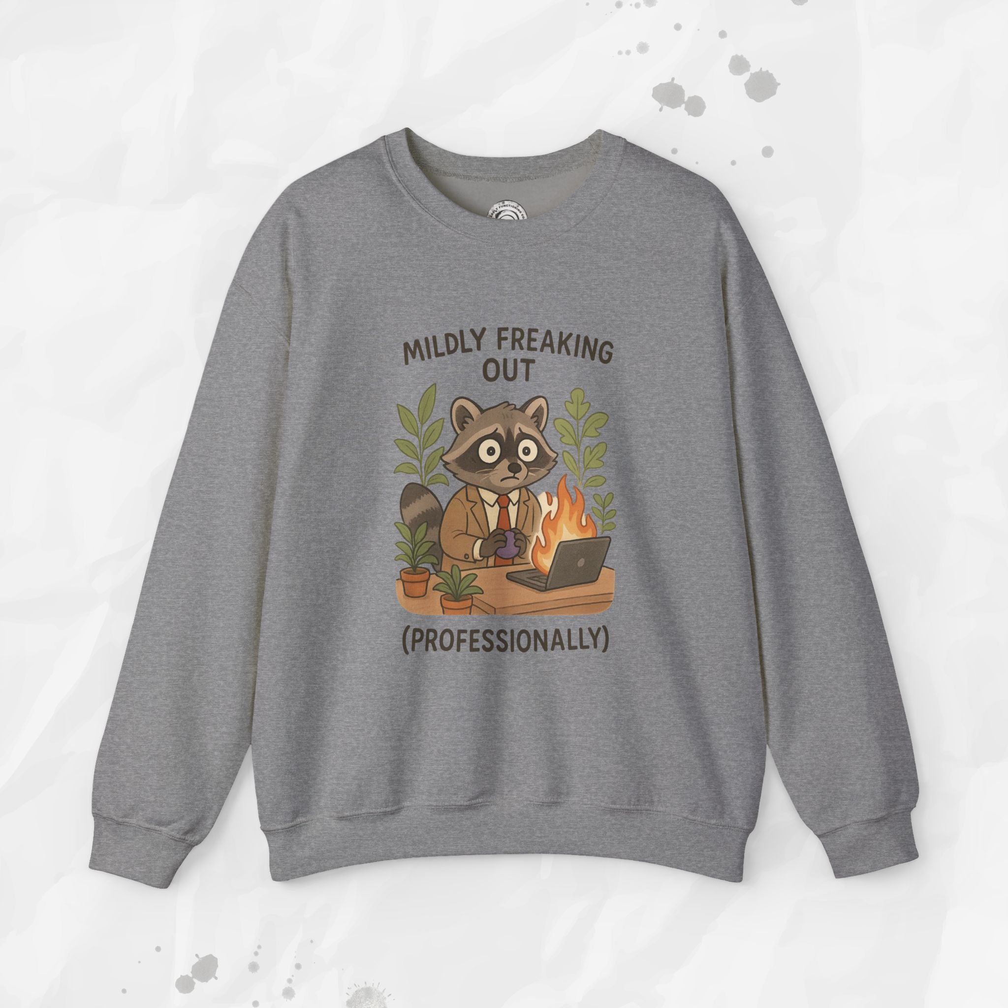 Mildly Freaking Out (Professionally) - Crewneck Sweatshirt