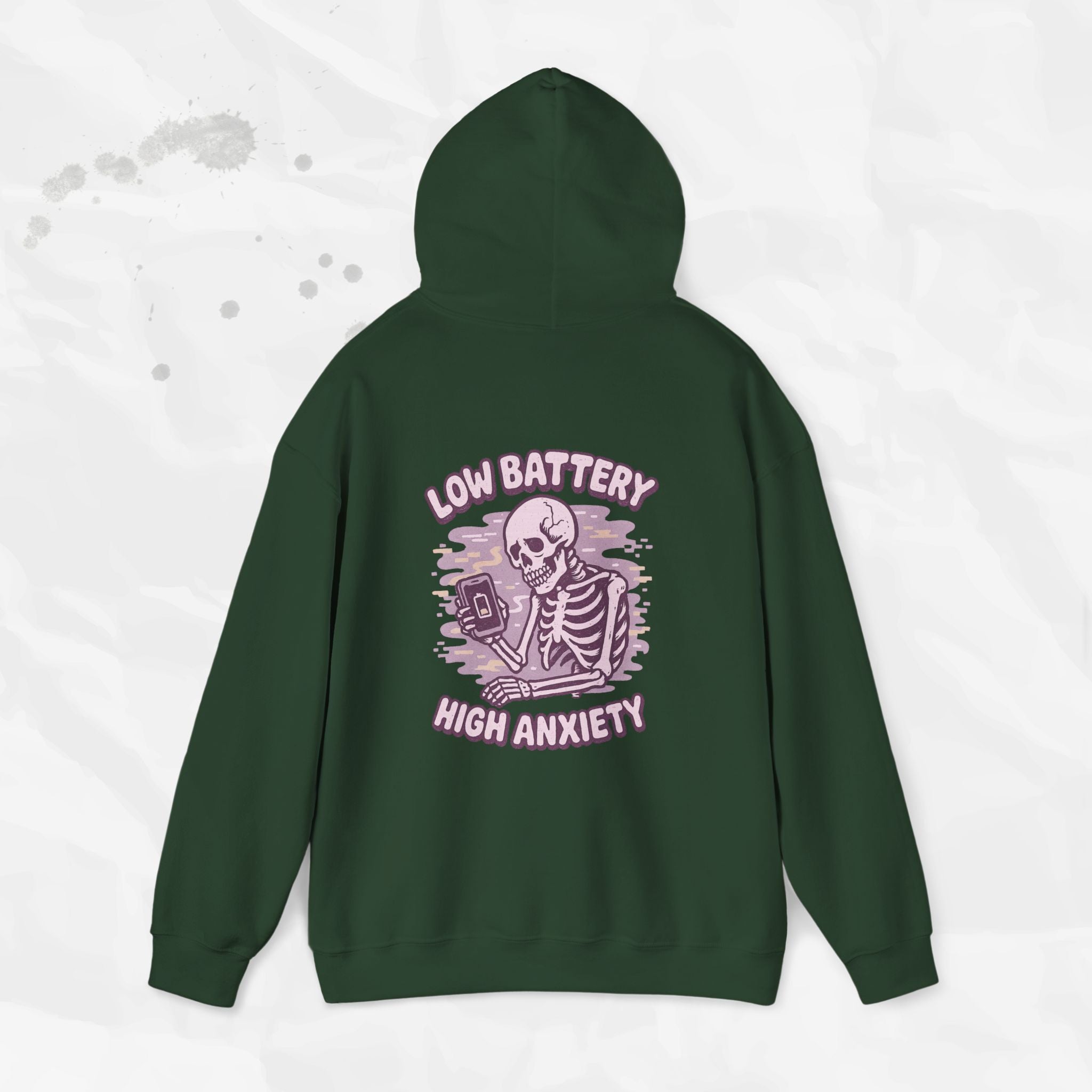 Low Battery, High Anxiety - Hoodie