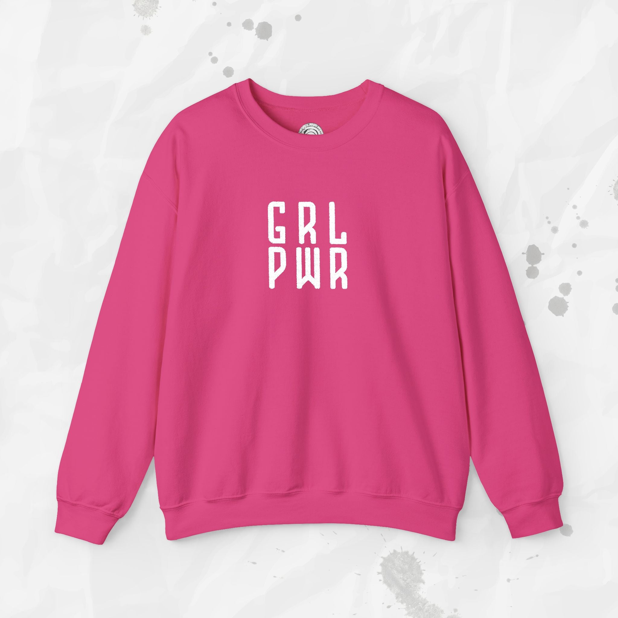 GRL PWR - Embroidered Crewneck Sweatshirt