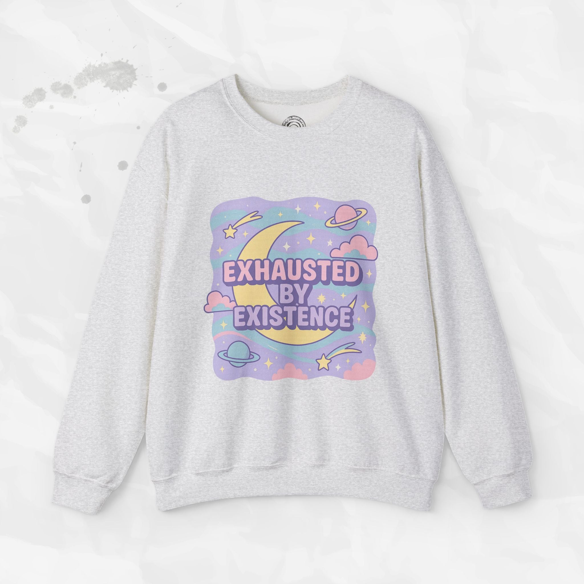 Exhausted by Existence - Crewneck Sweatshirt