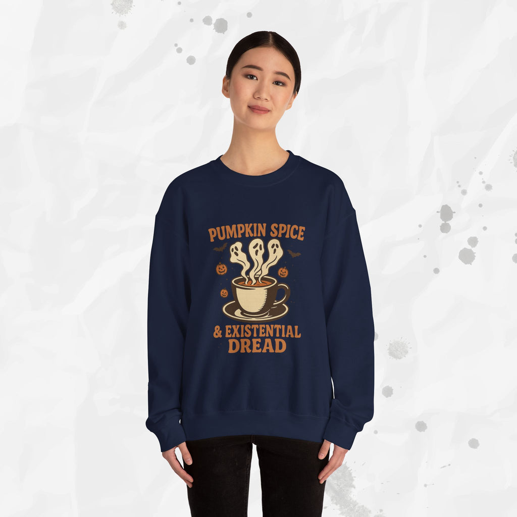 Pumpkin Spice & Existential Dread - Crewneck Sweatshirt