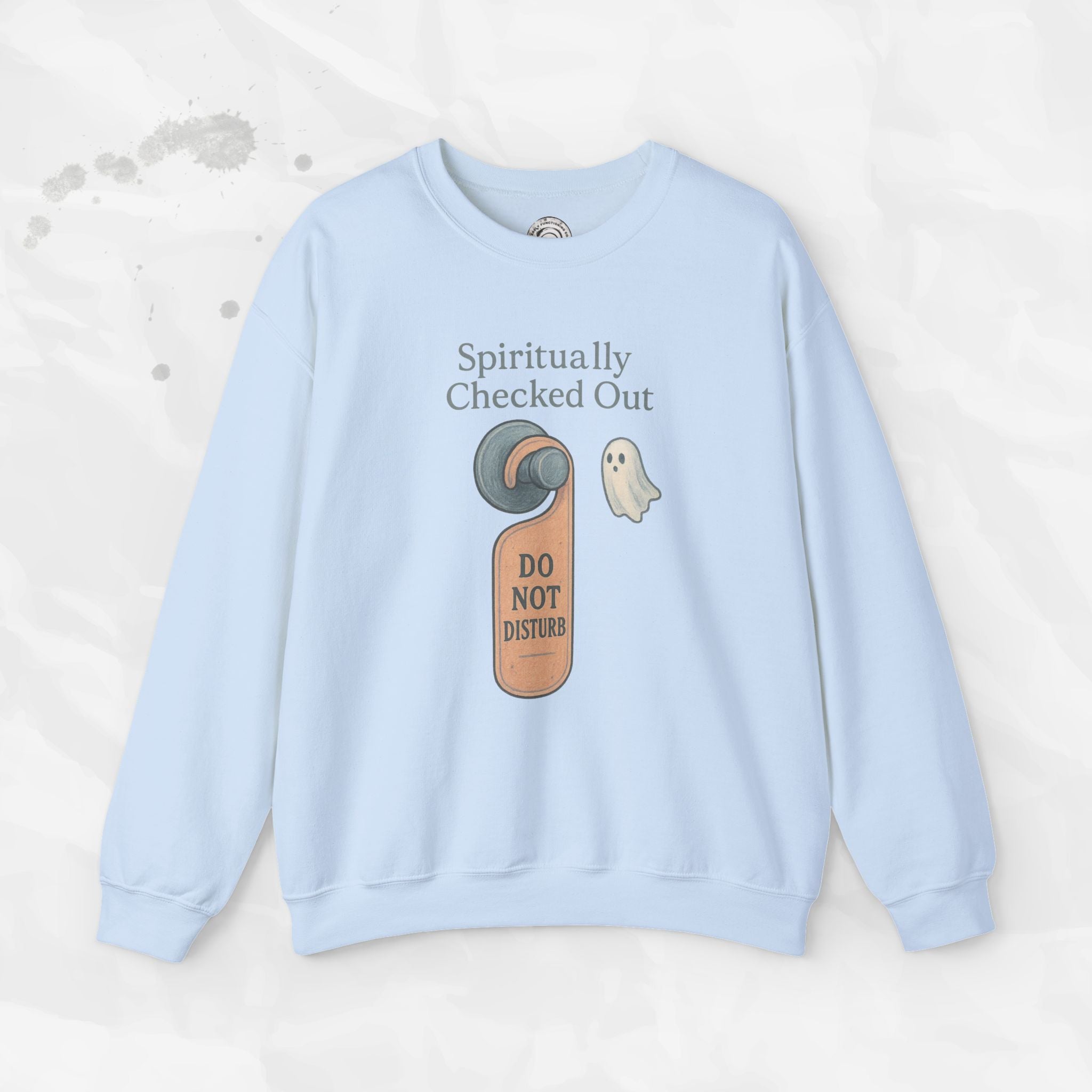 Spiritually Checked Out - Crewneck Sweatshirt