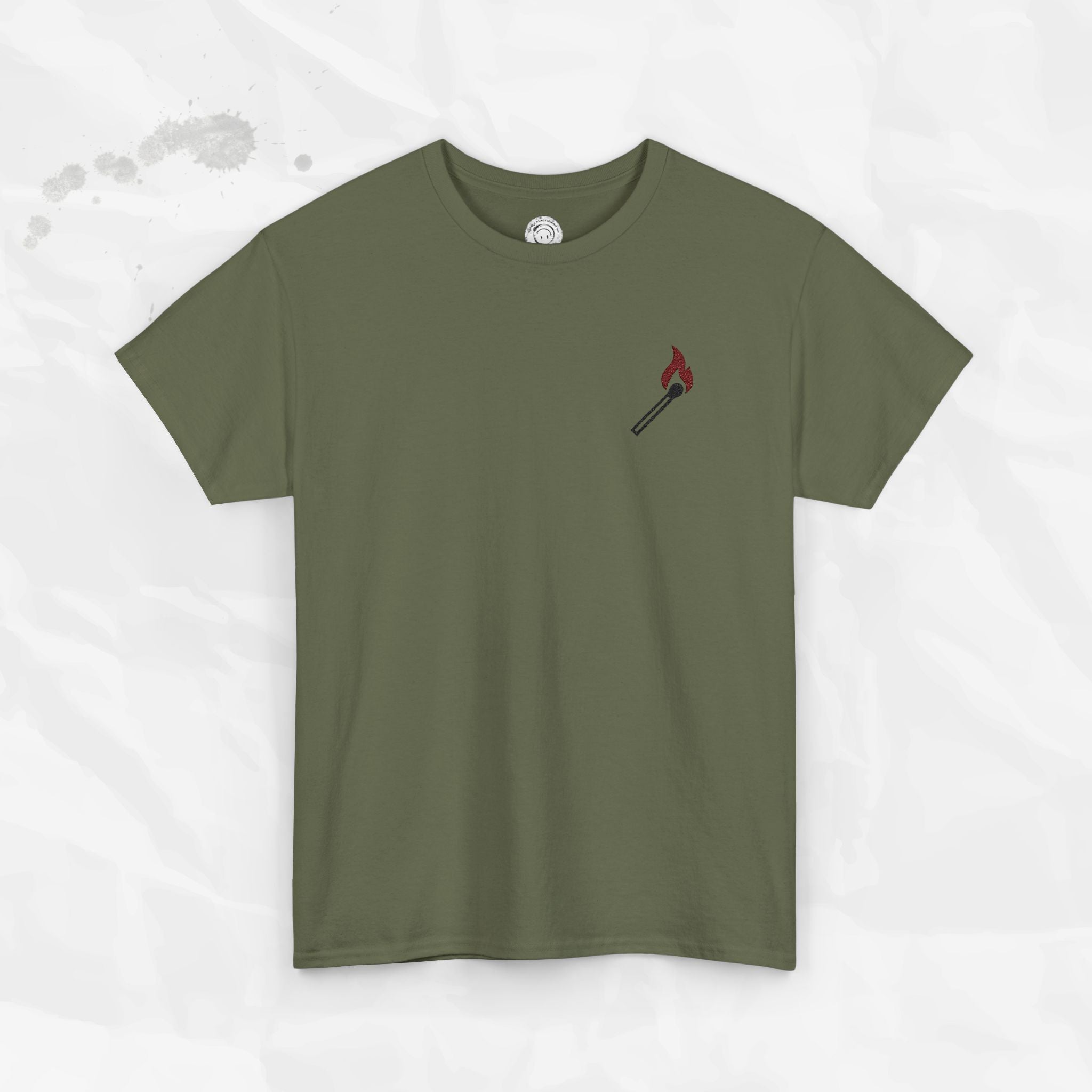Matchstick - Embroidered T-Shirt