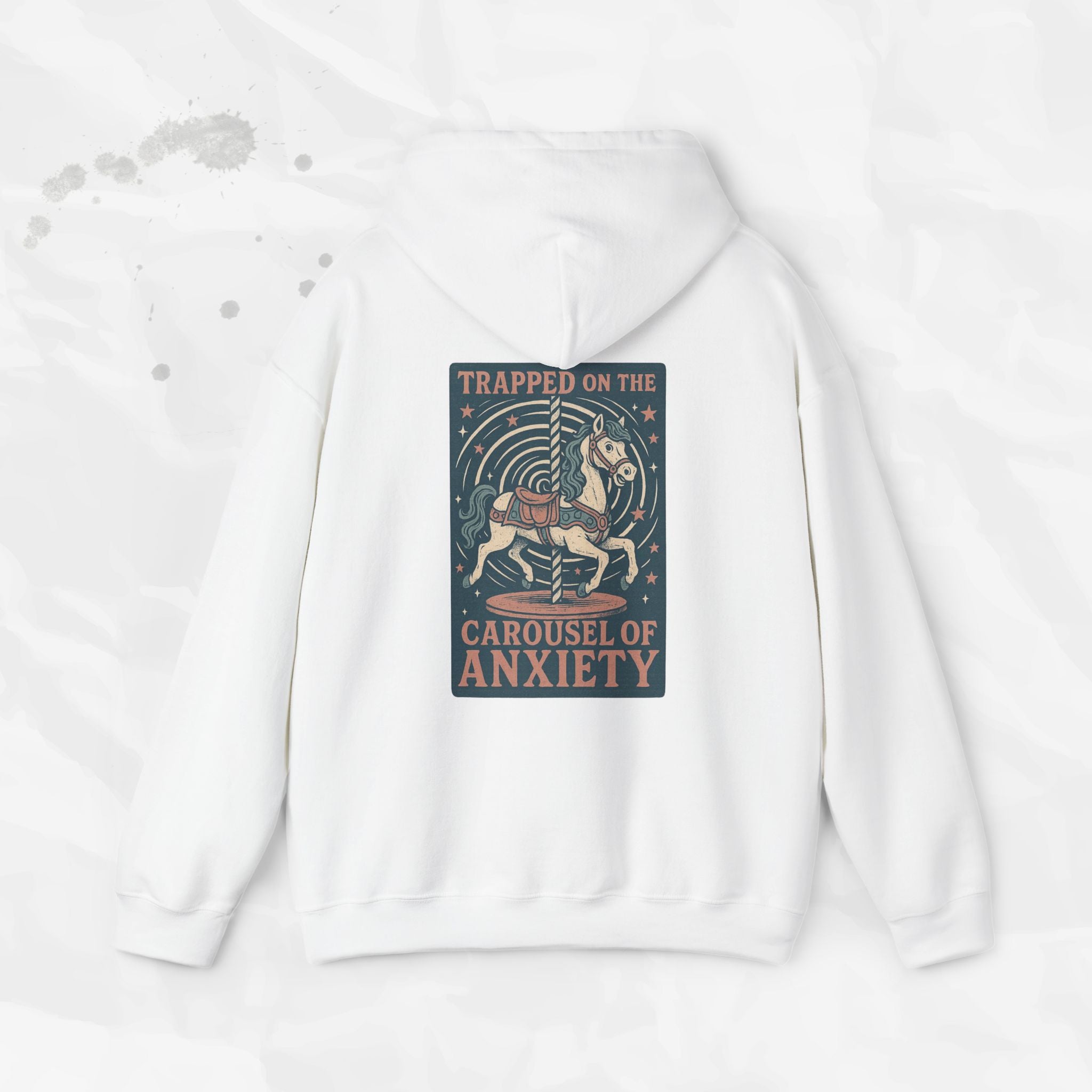 Trapped on the Carousel of Anxiety - Hoodie