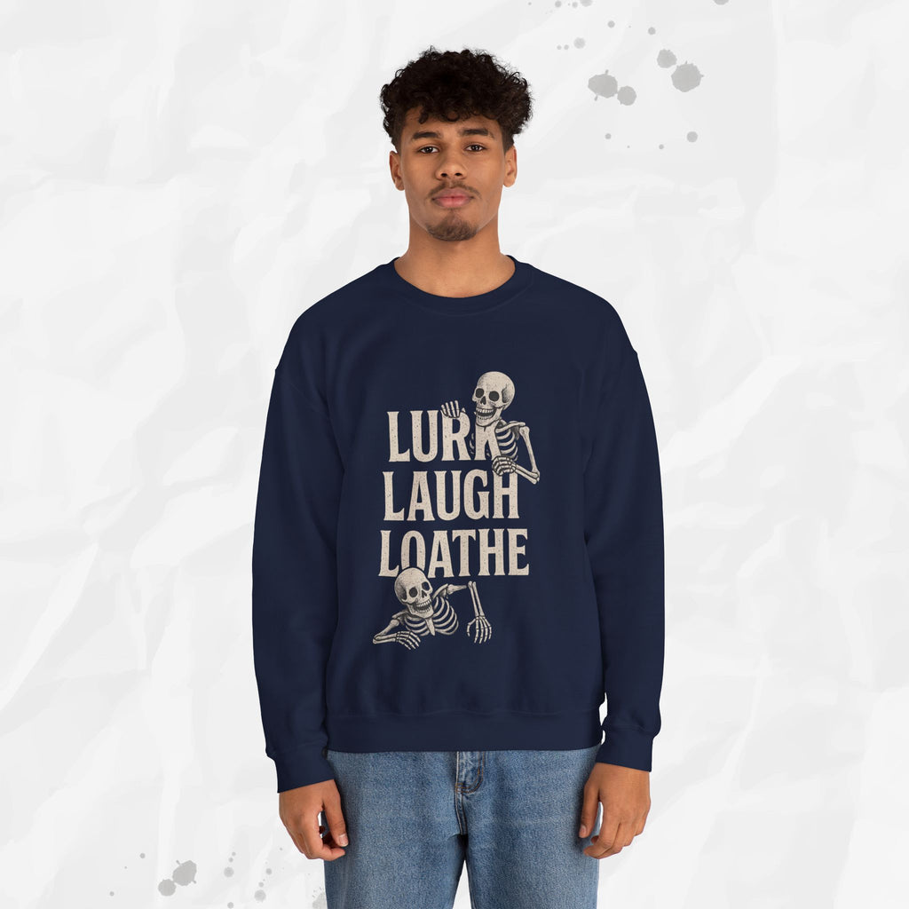 Lurk Laugh Loathe - Crewneck Sweatshirt