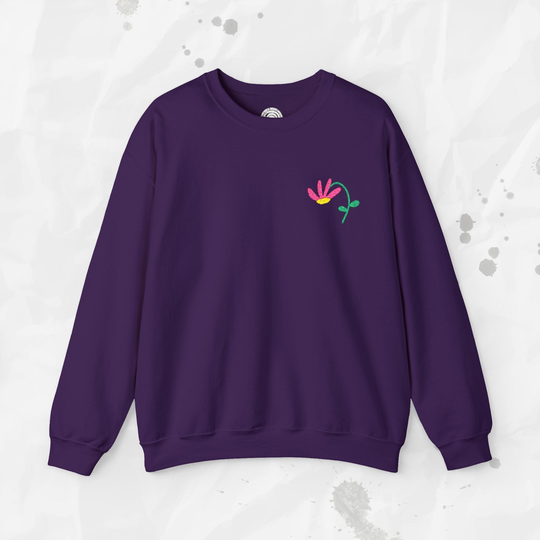 Bloom - Embroidered Crewneck Sweatshirt