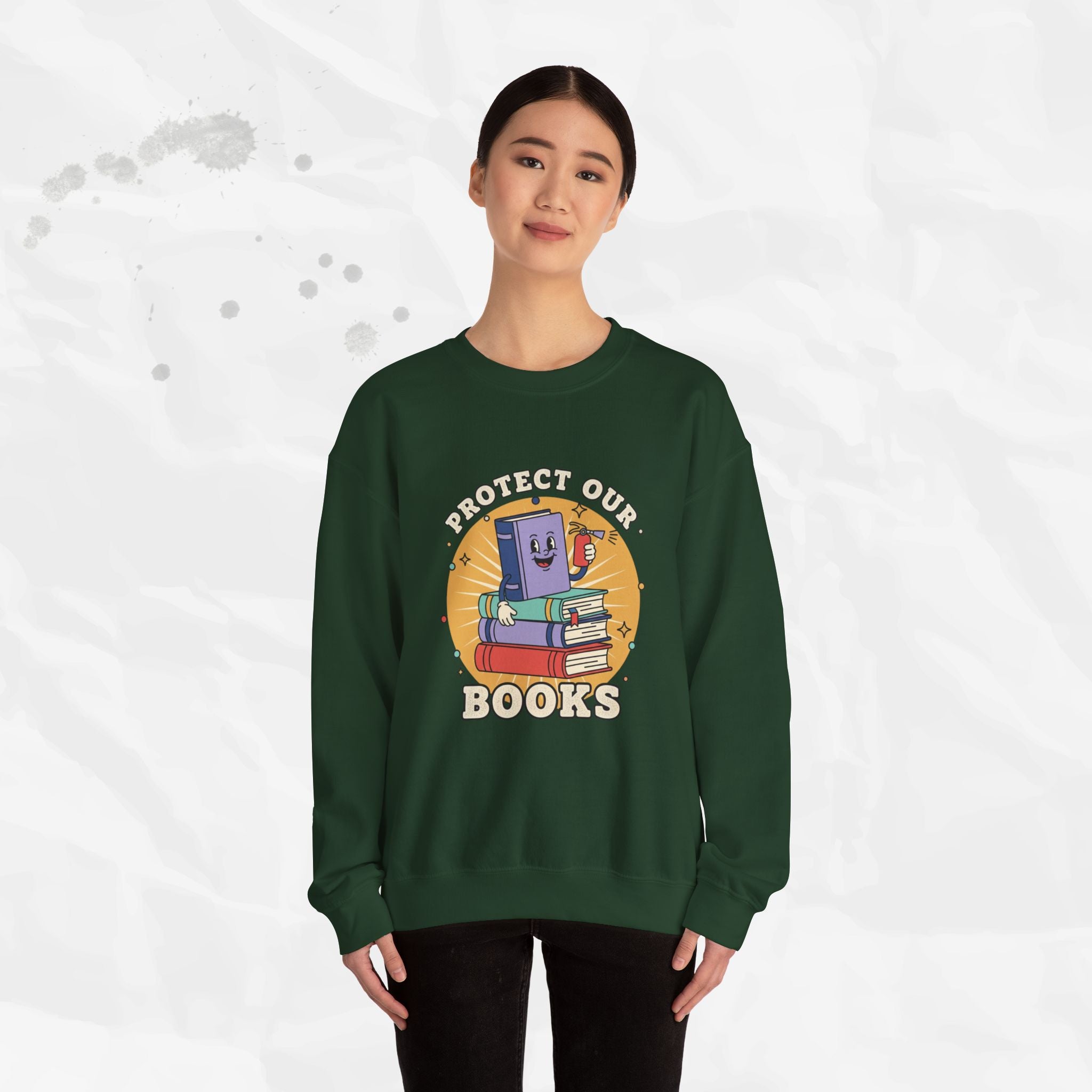 Protect Our Books – Crewneck Sweatshirt
