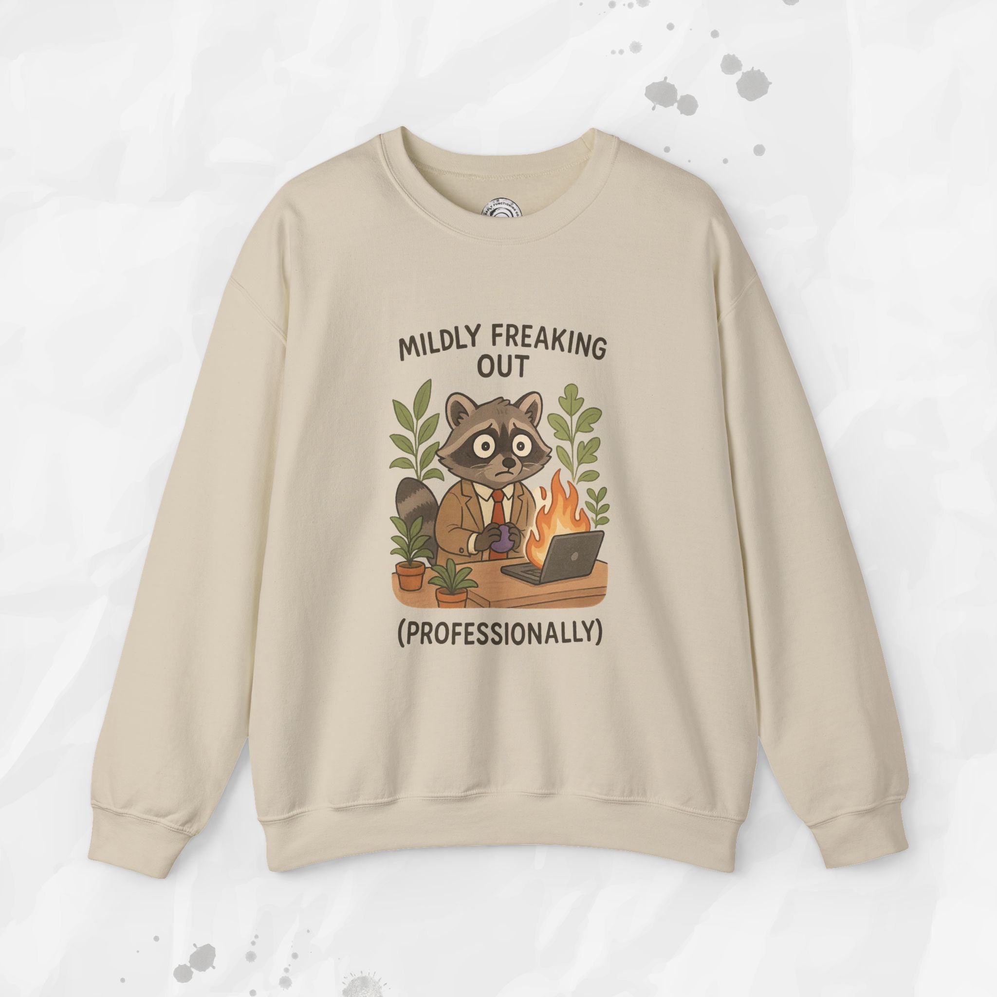 Mildly Freaking Out (Professionally) - Crewneck Sweatshirt