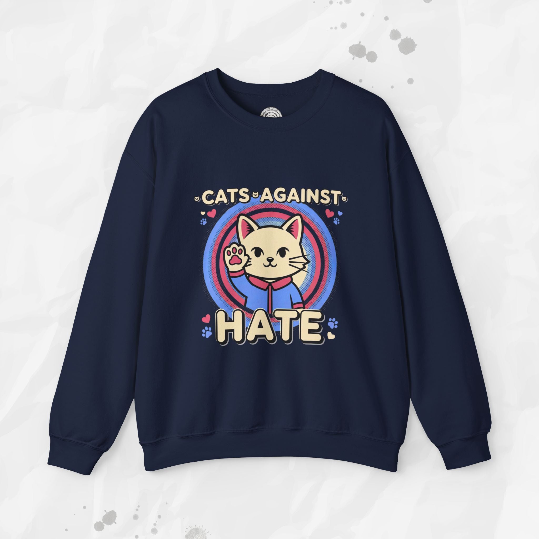 Cats Against Hate – Crewneck Sweatshirt
