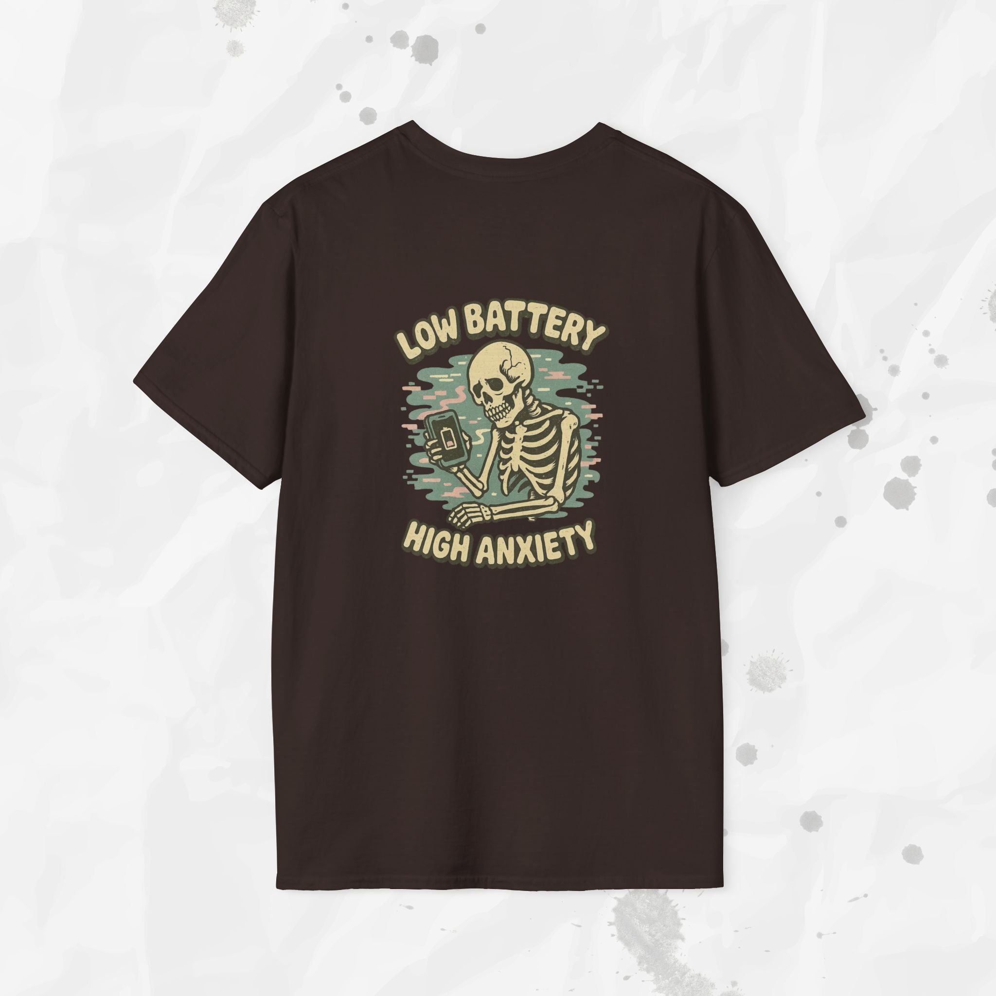 Low Battery High Anxiety - T-Shirt