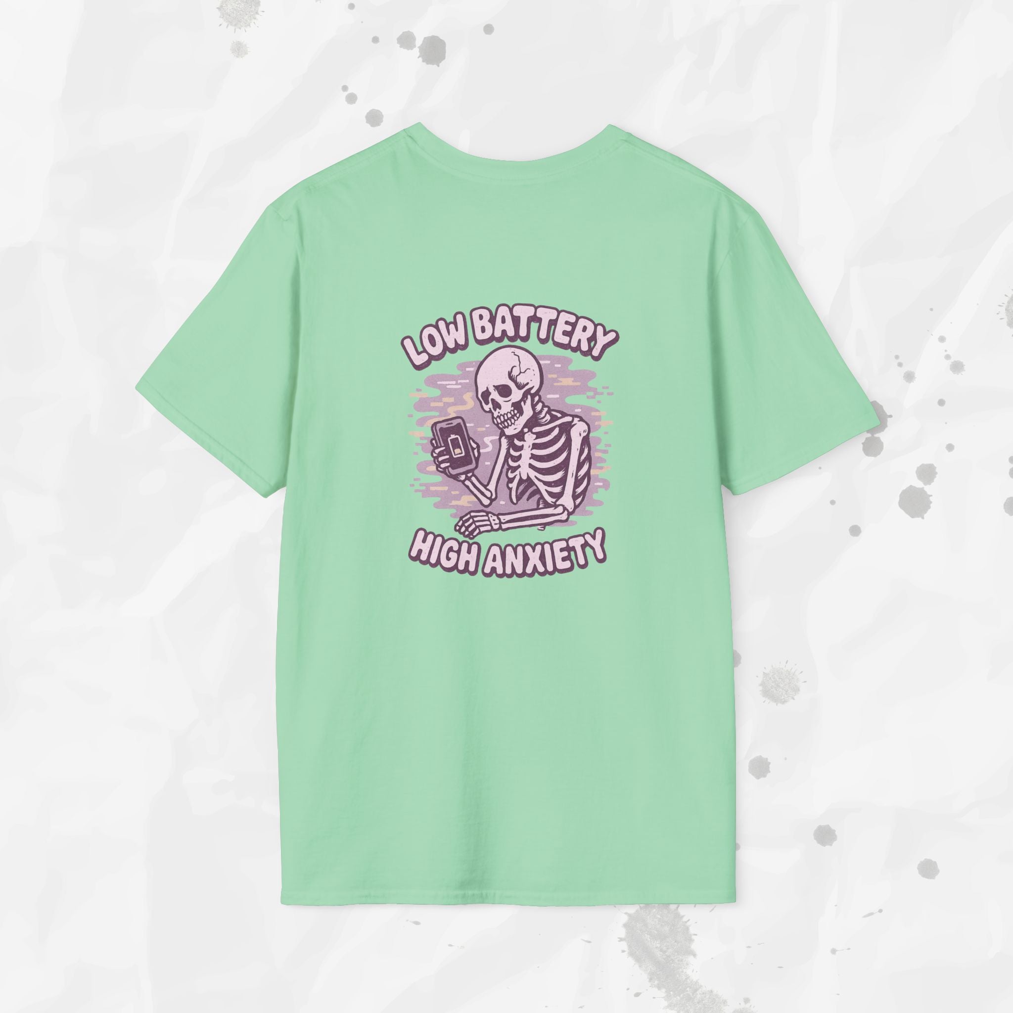 Low Battery High Anxiety - T-Shirt