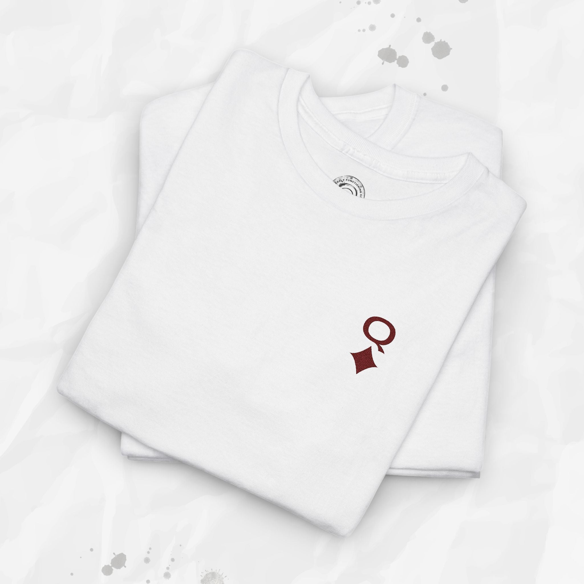 Queen of Diamonds – Embroidered T-Shirt