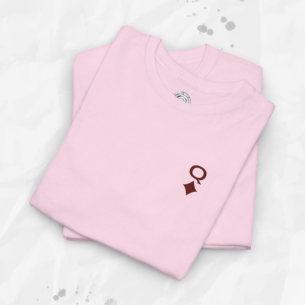 Reina de Diamantes – Camiseta bordada