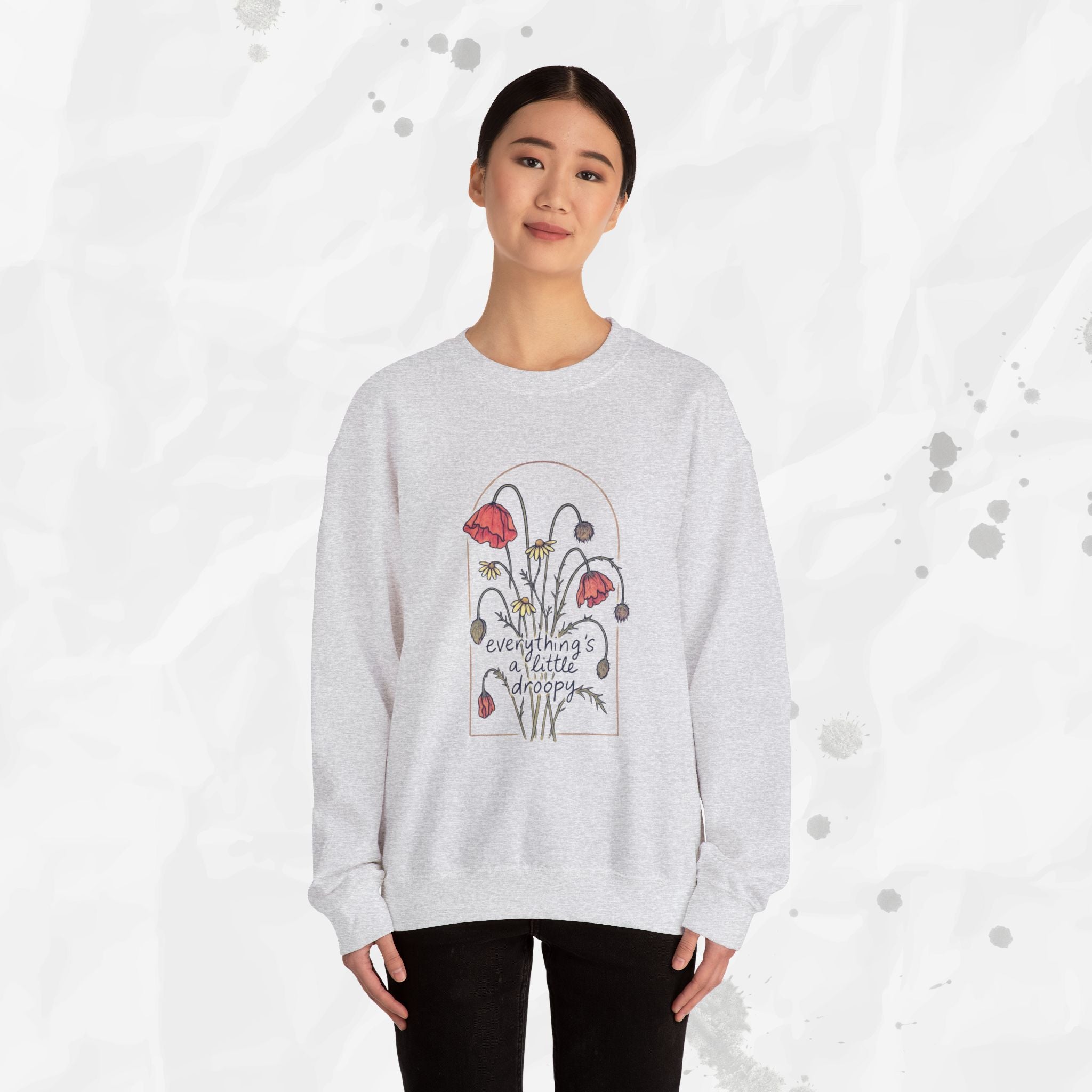 Everythings a Little Droopy - Crewneck Sweatshirt