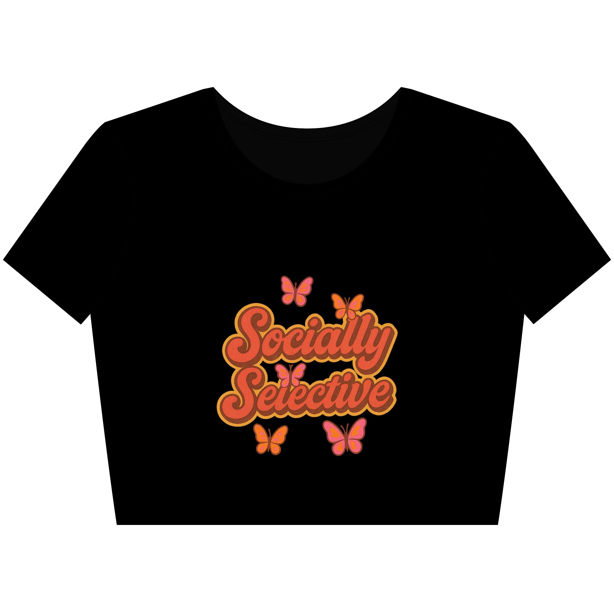 Socially Selective - Crop Top