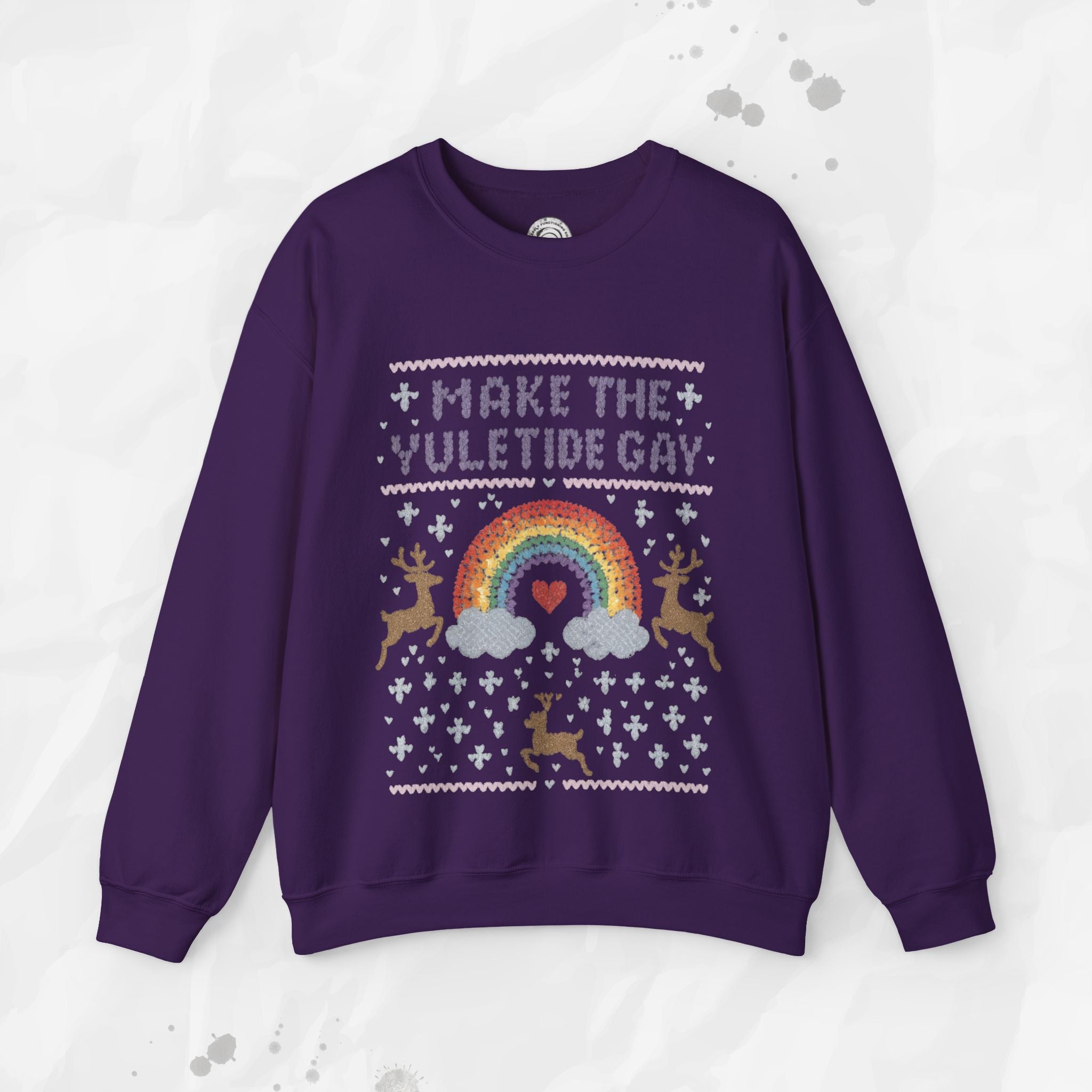 Make the Yuletide Gay – Crewneck Sweatshirt