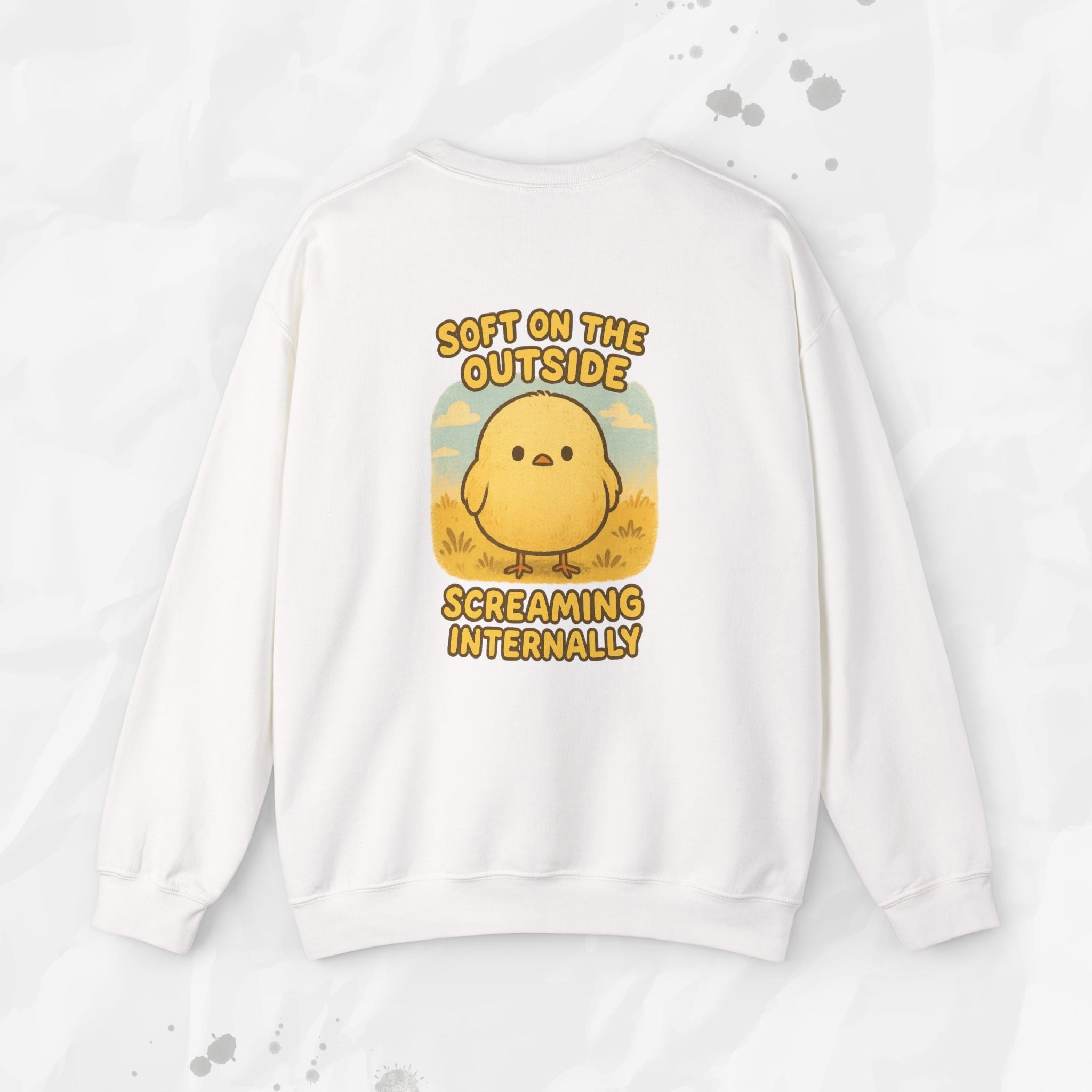 Soft on the Outside Screaming Internally - Crewneck Sweatshirt