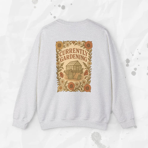 Actuellement en train de jardiner - Sweat-shirt à col rond