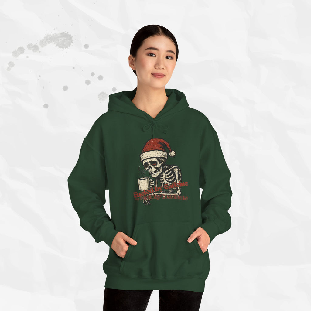 Fueled by Caffeine & Christmas – Hoodie