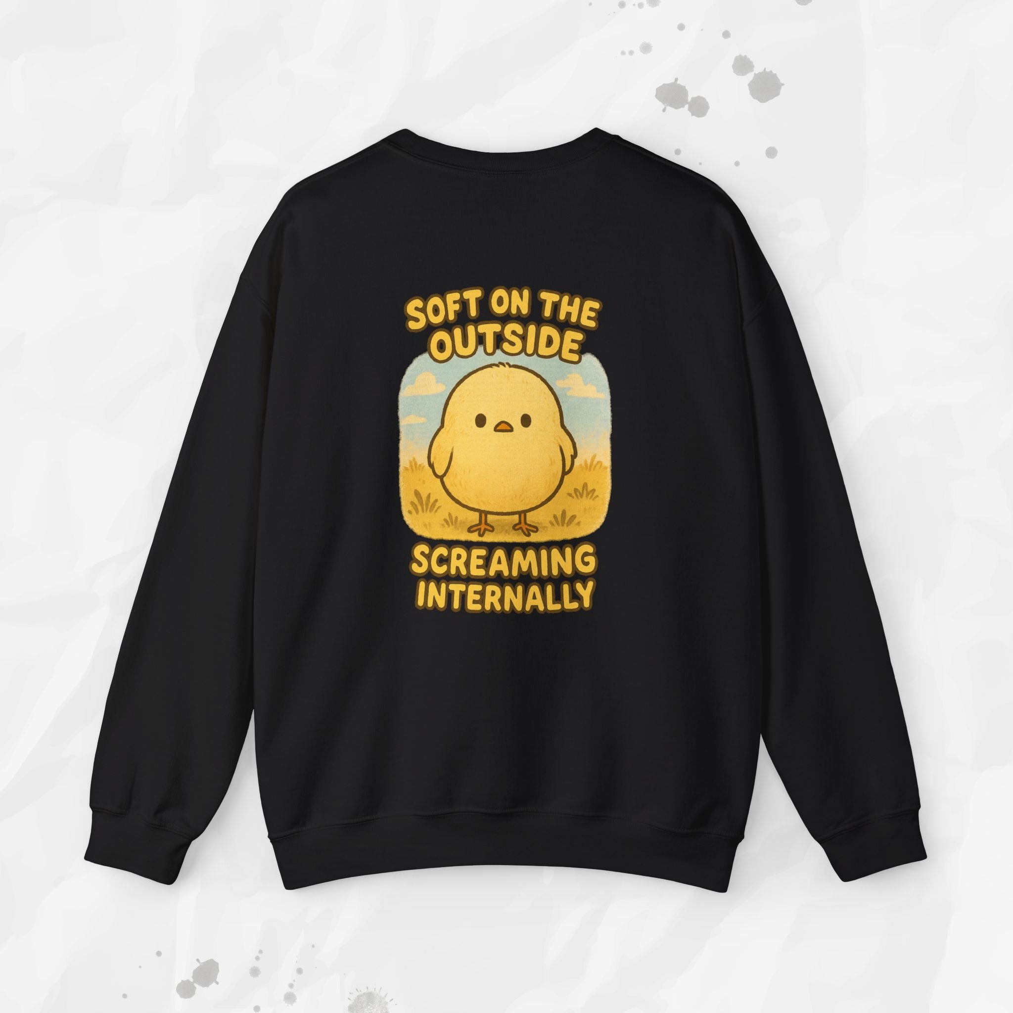 Soft on the Outside Screaming Internally - Crewneck Sweatshirt