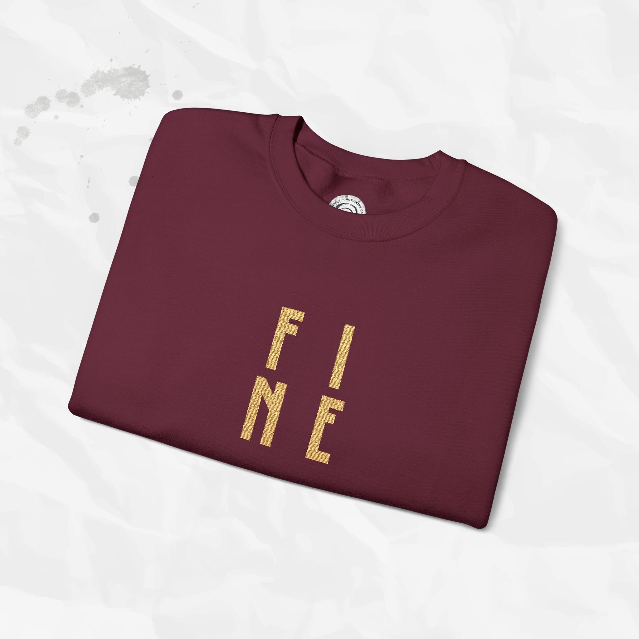 FINE – Embroidered Crewneck Sweatshirt