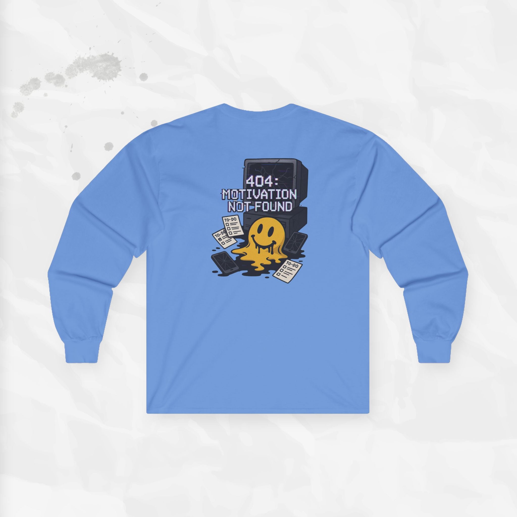 404: Motivation Not Found - Long Sleeve T-Shirt