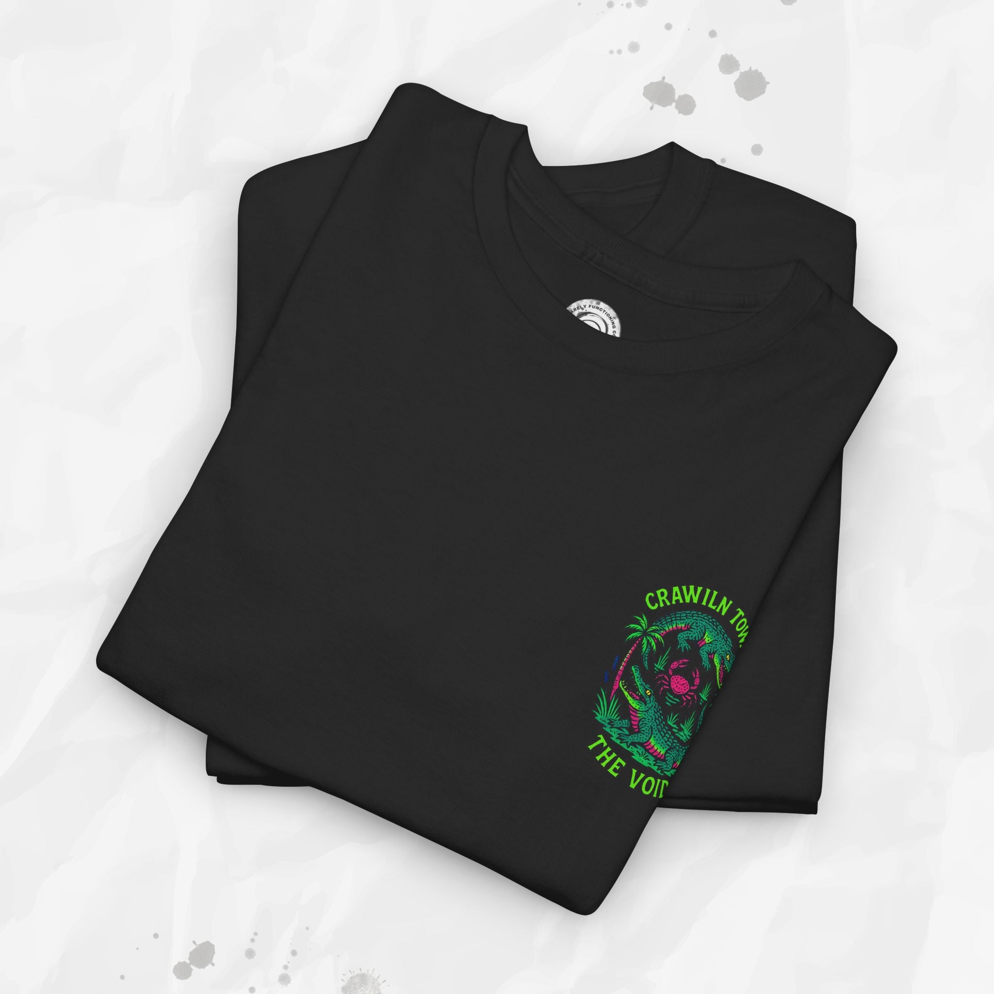 Crawlin’ Towards the Void – T-Shirt (Pocket Print)