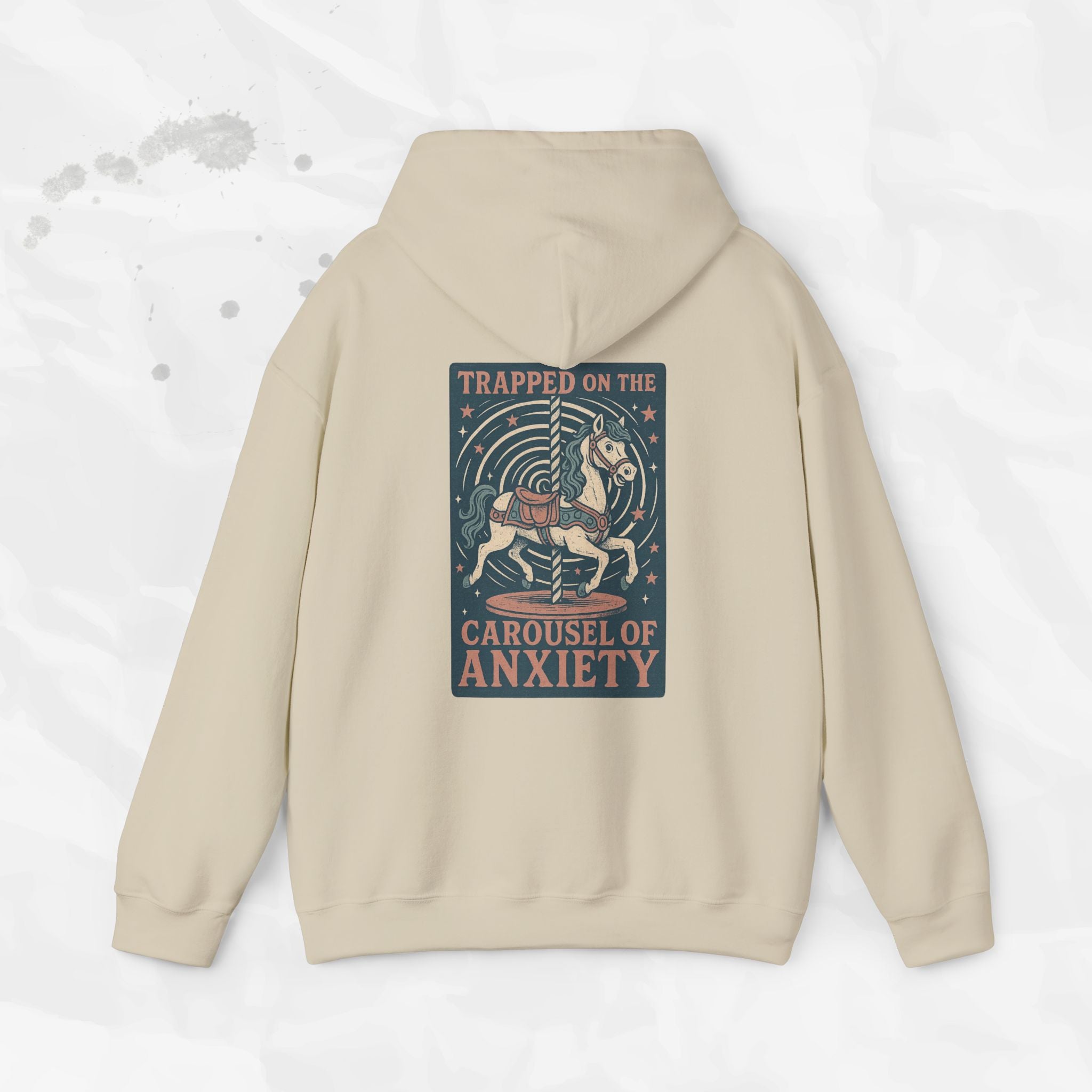 Trapped on the Carousel of Anxiety - Hoodie