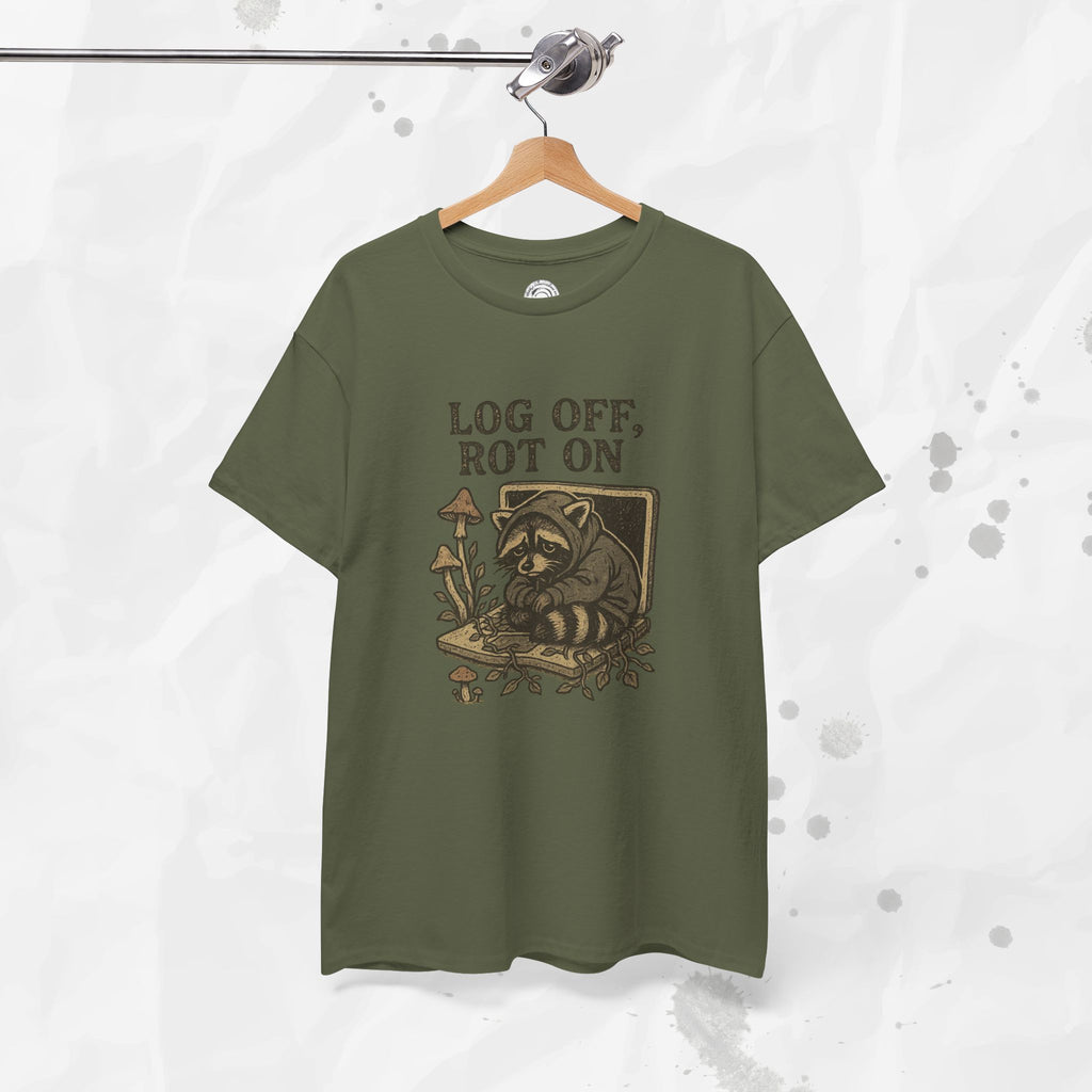 Log Off, Rot On - T-Shirt
