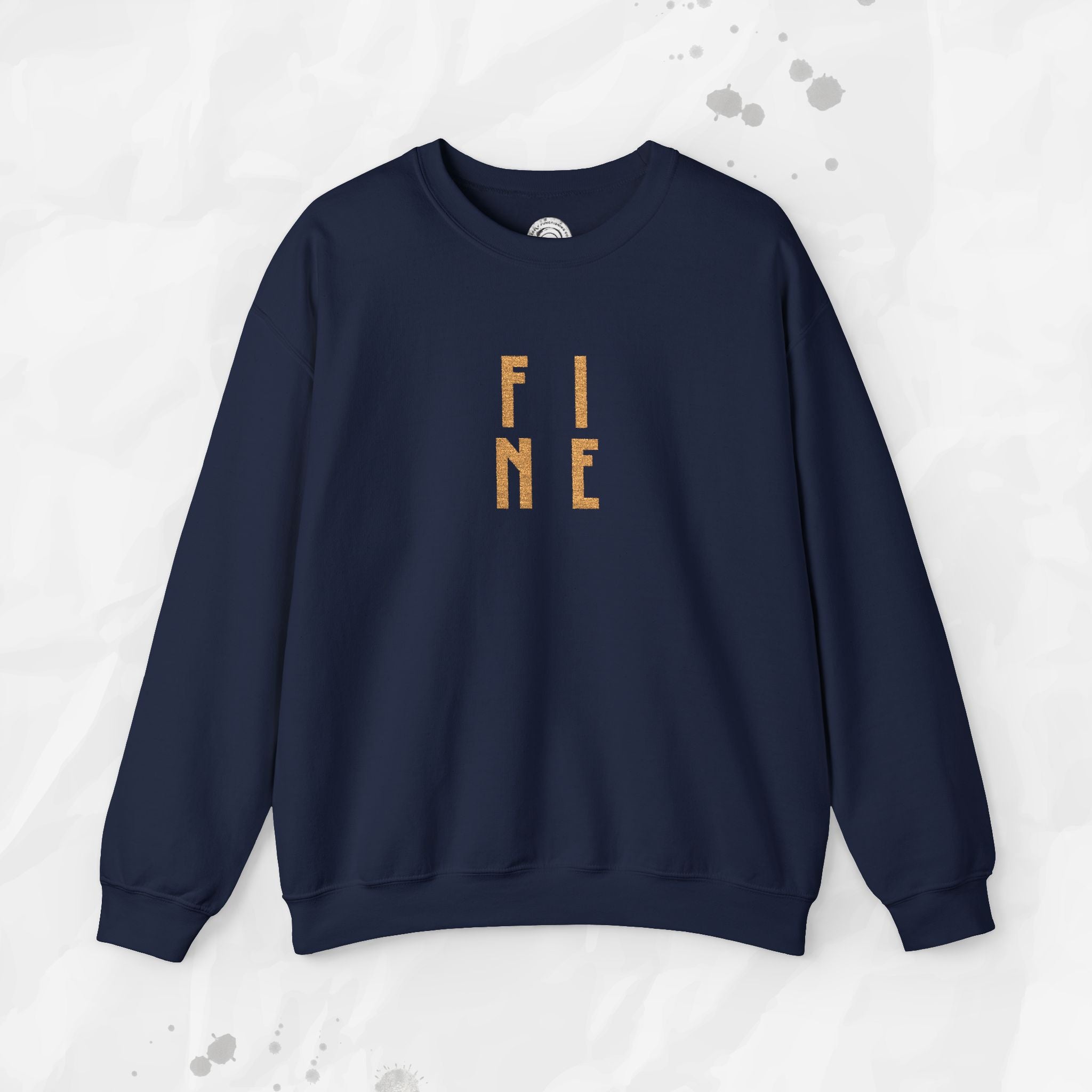 FINE – Embroidered Crewneck Sweatshirt