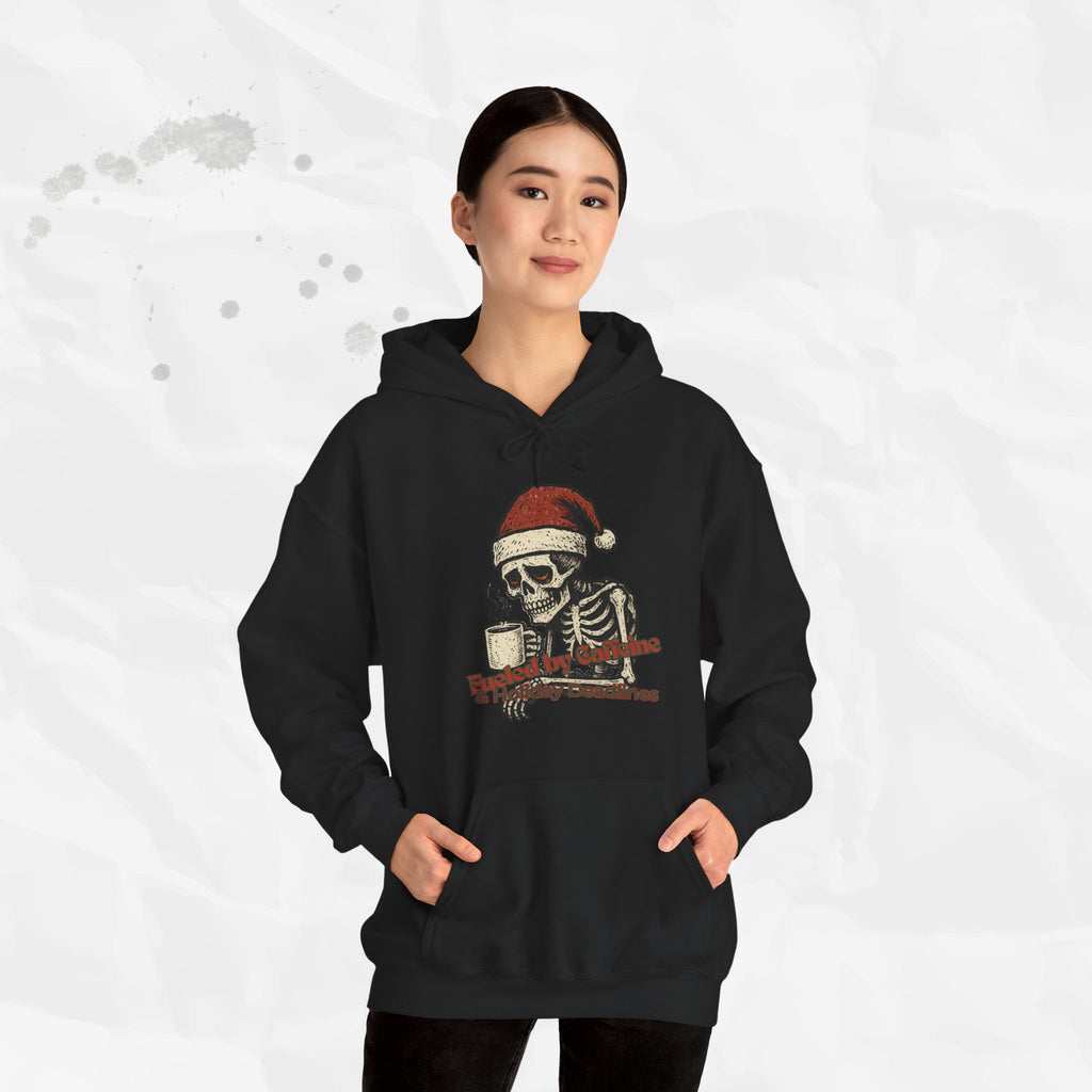 Fueled by Caffeine & Christmas – Hoodie