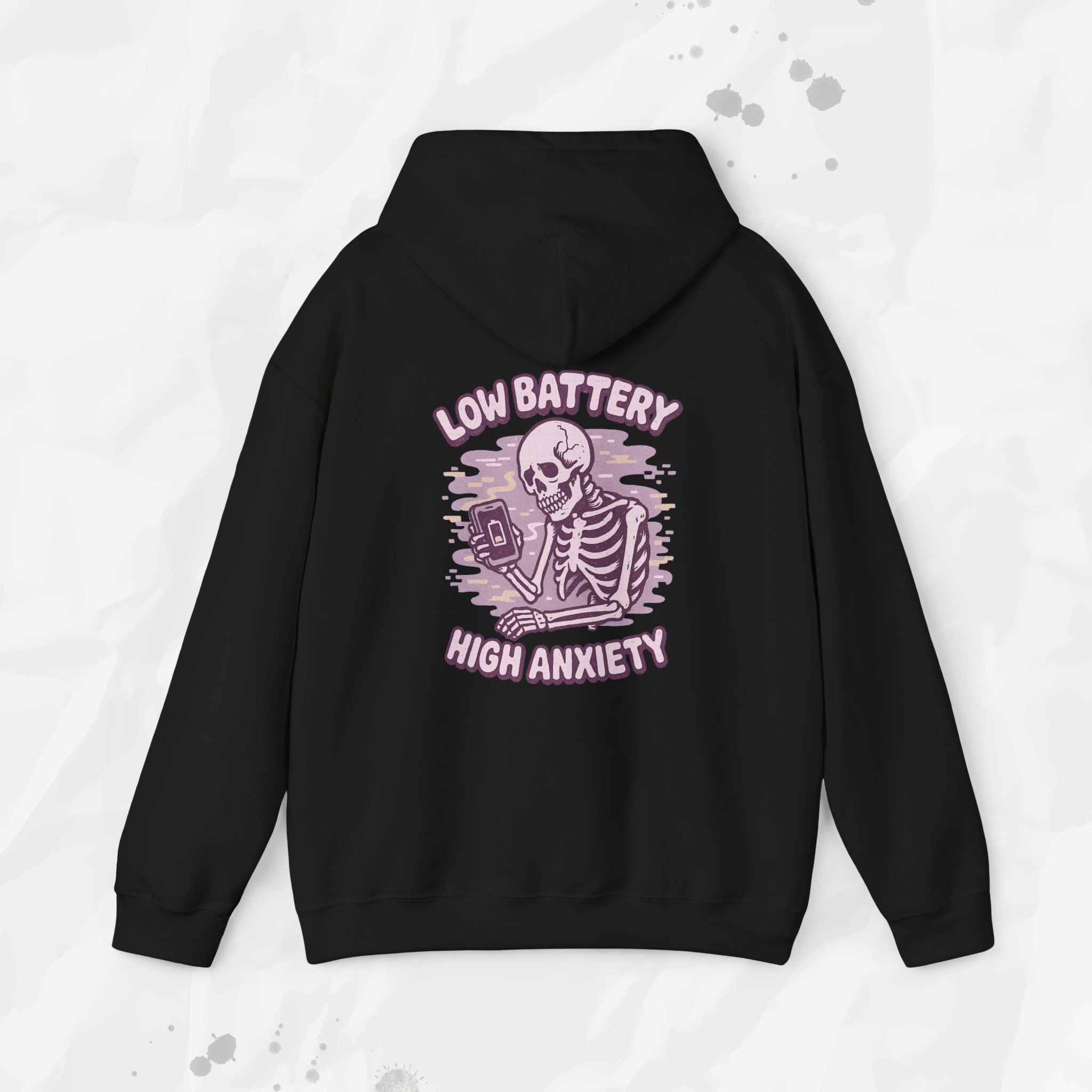 Low Battery, High Anxiety - Hoodie