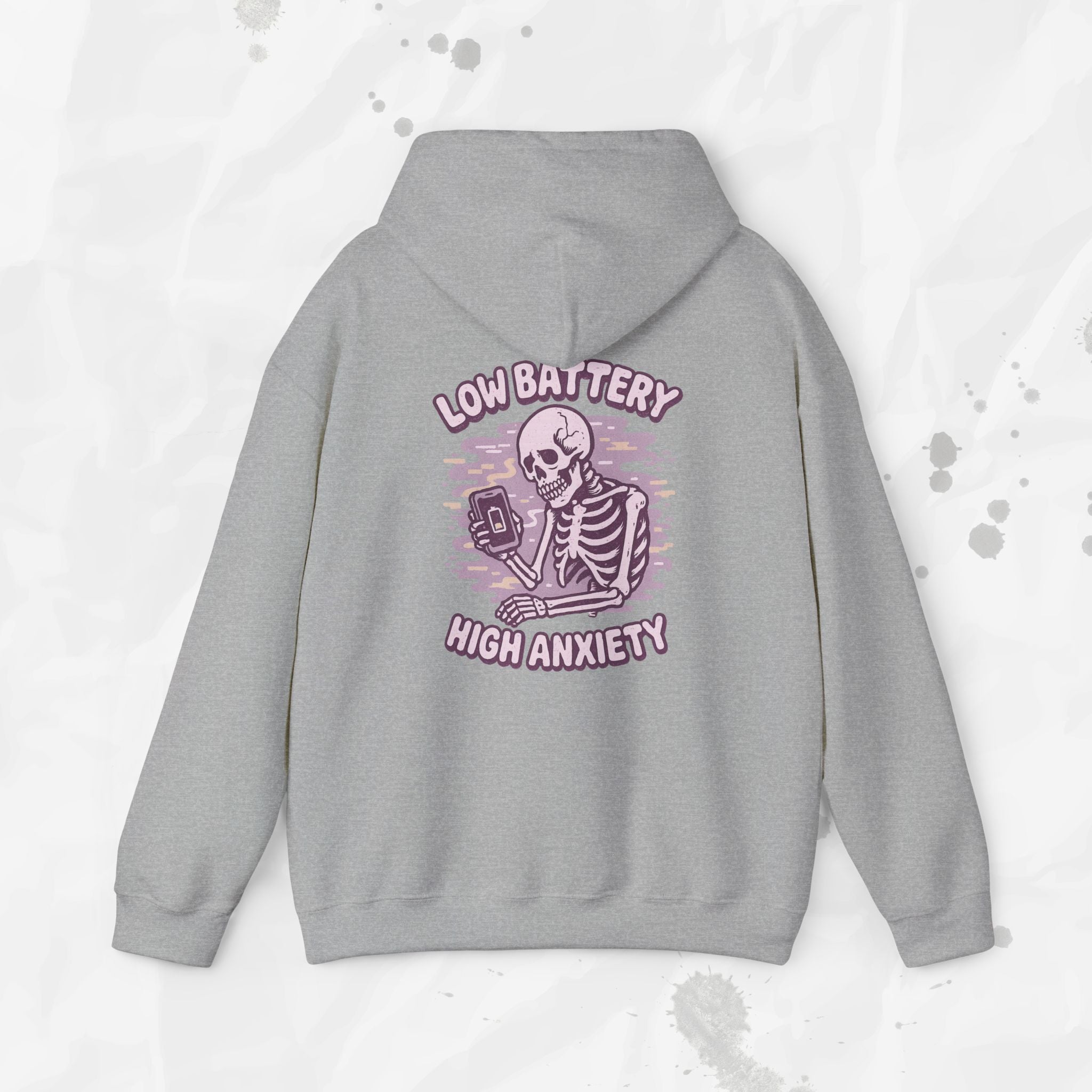 Low Battery, High Anxiety - Hoodie