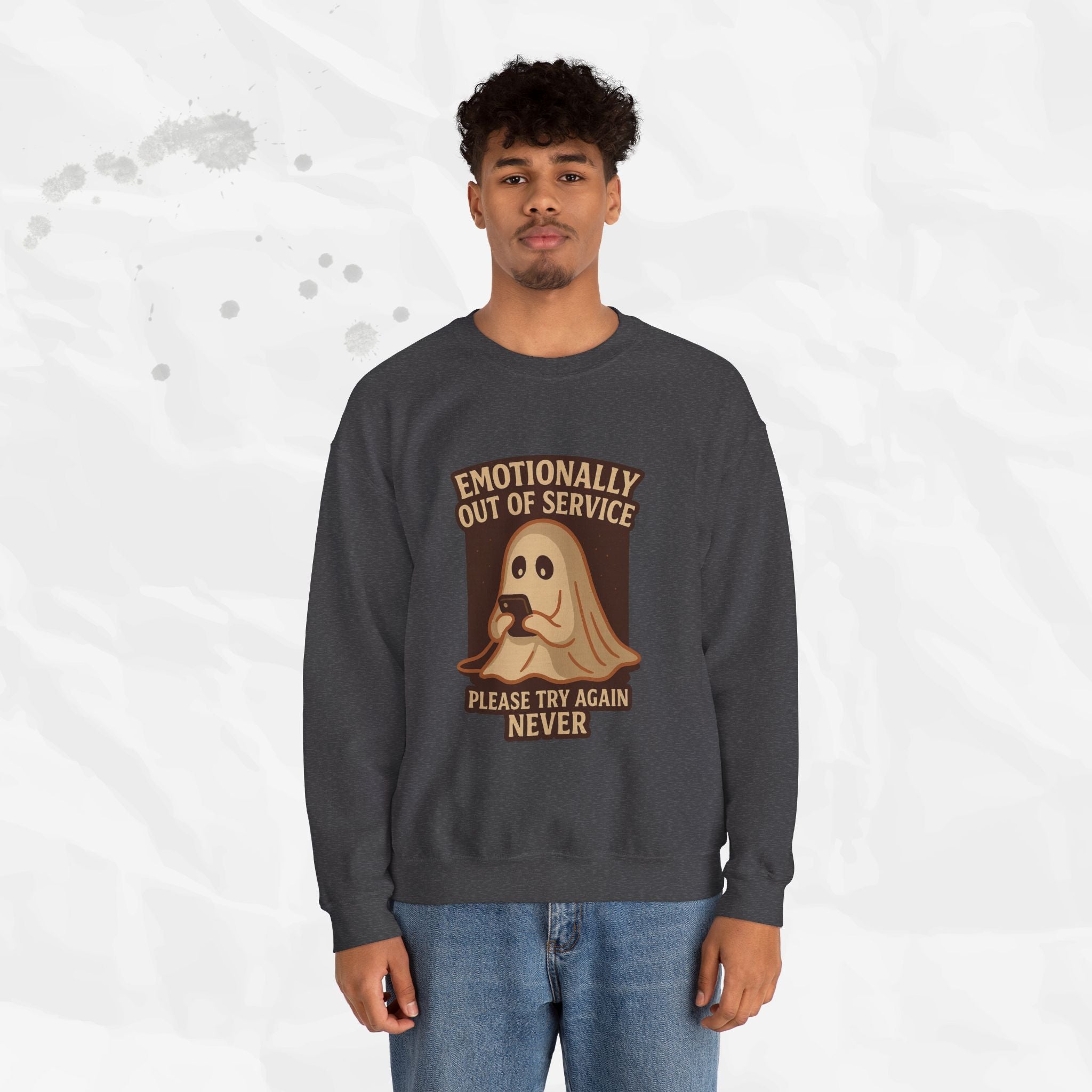 Emotionally Out of Service – Crewneck Sweatshirt