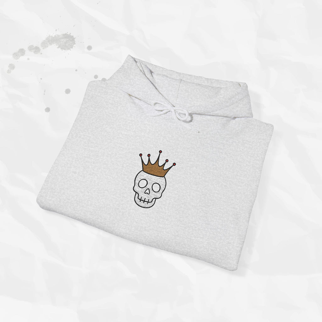 Crown Skull - Embroidered Hoodie