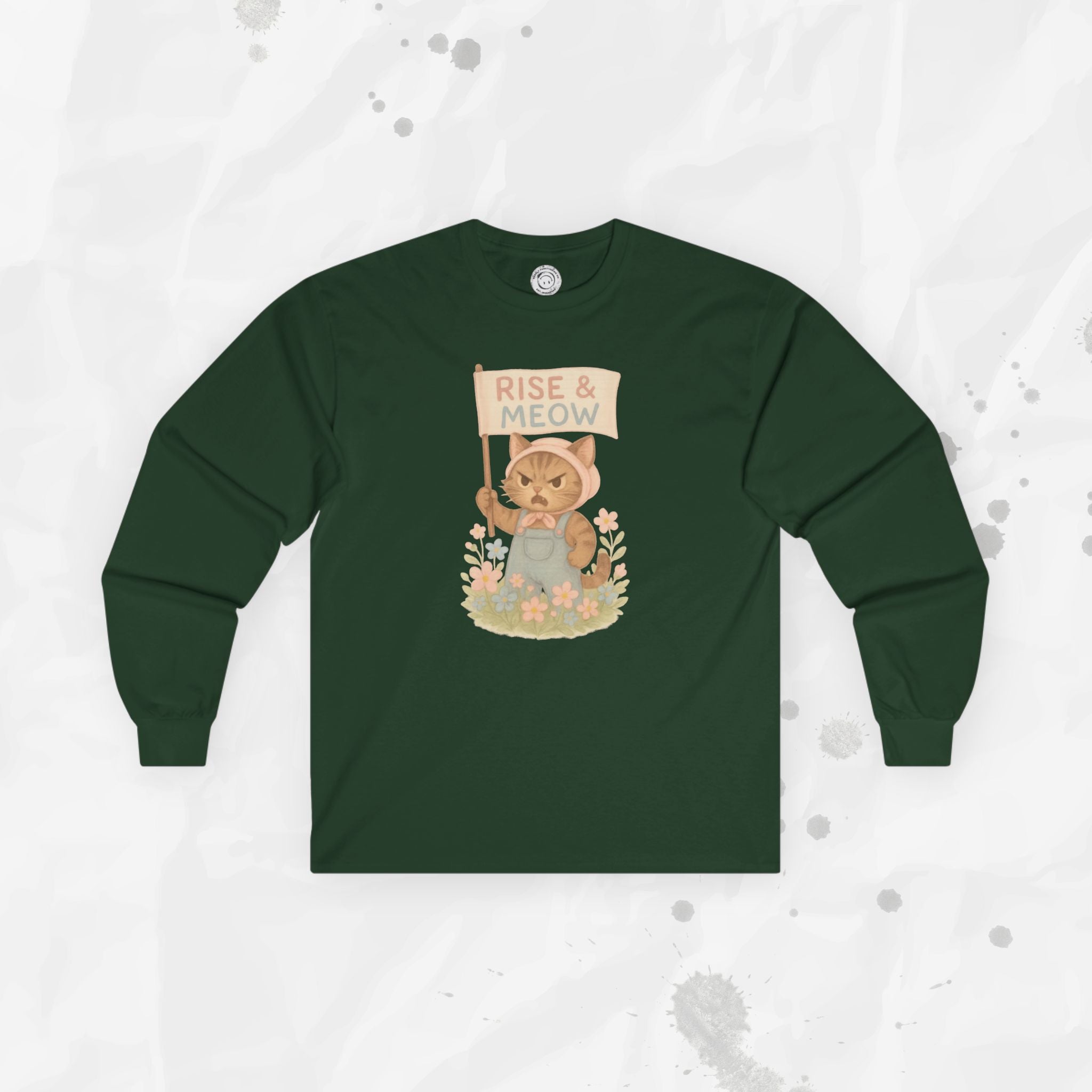 Rise & Meow - Long Sleeve T-Shirt