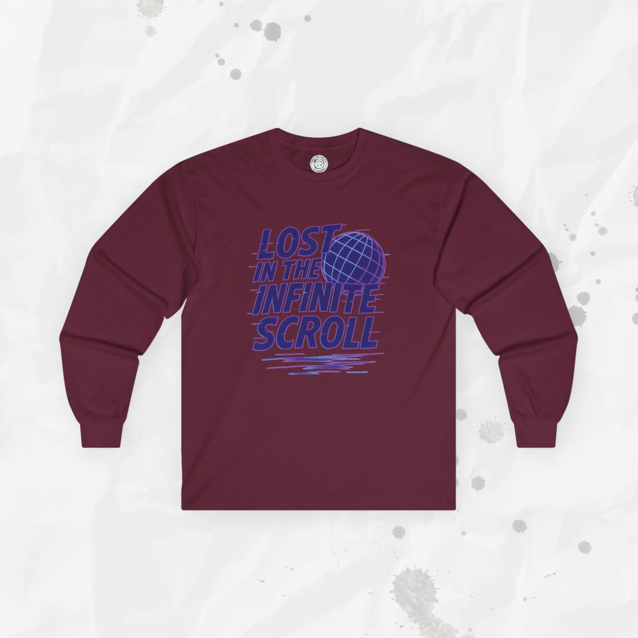Lost in the Infinite Scroll - Long Sleeve T-Shirt
